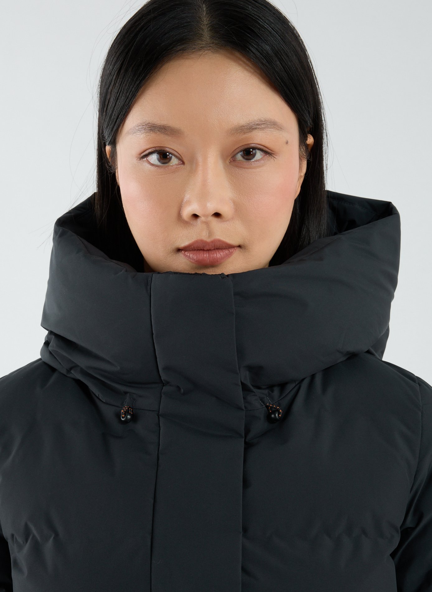 Hooded padded jacket SAVE THE DUCK Black