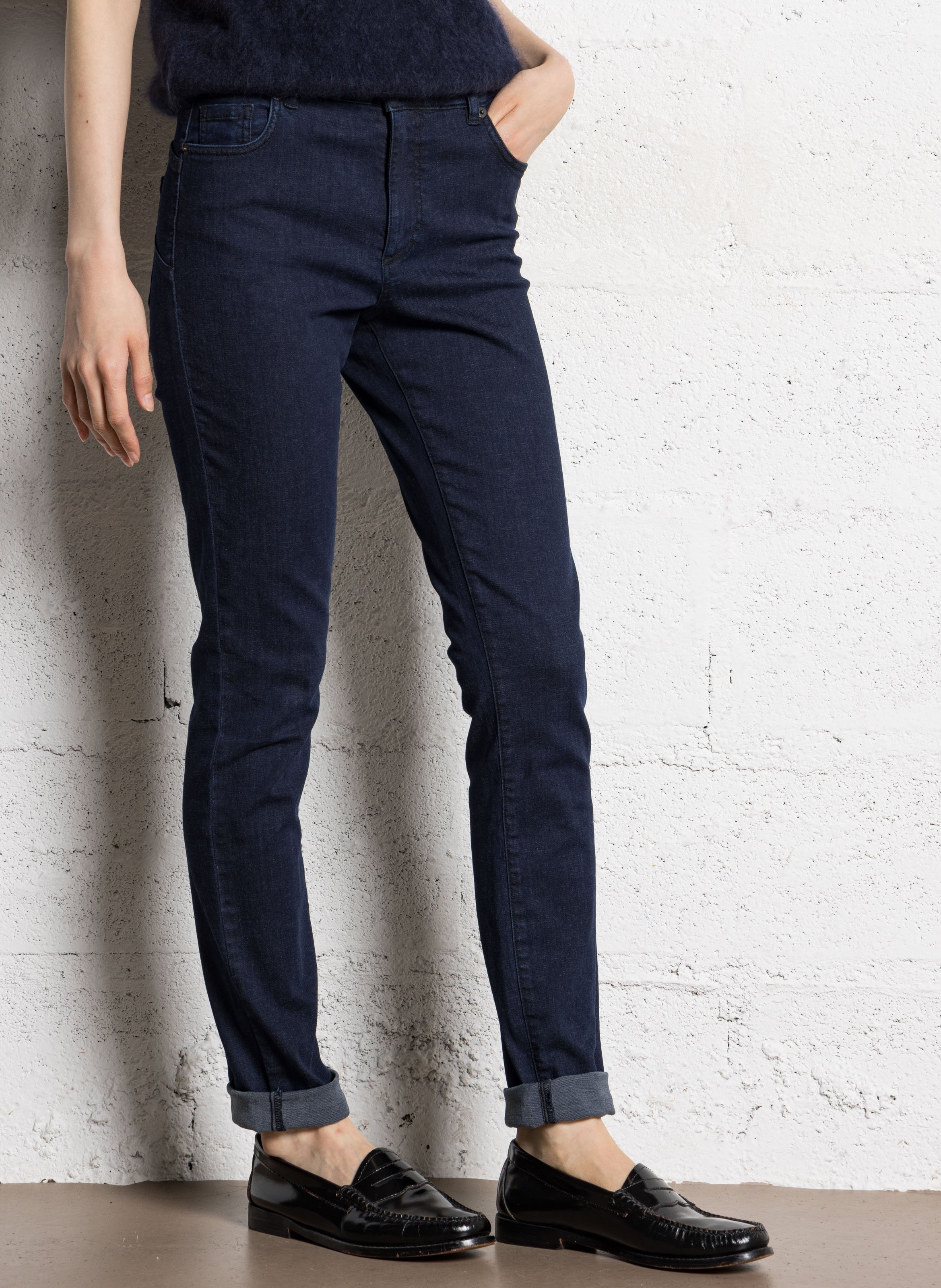 Jean skinny en coton mélangé roxanne IKKS Bleu