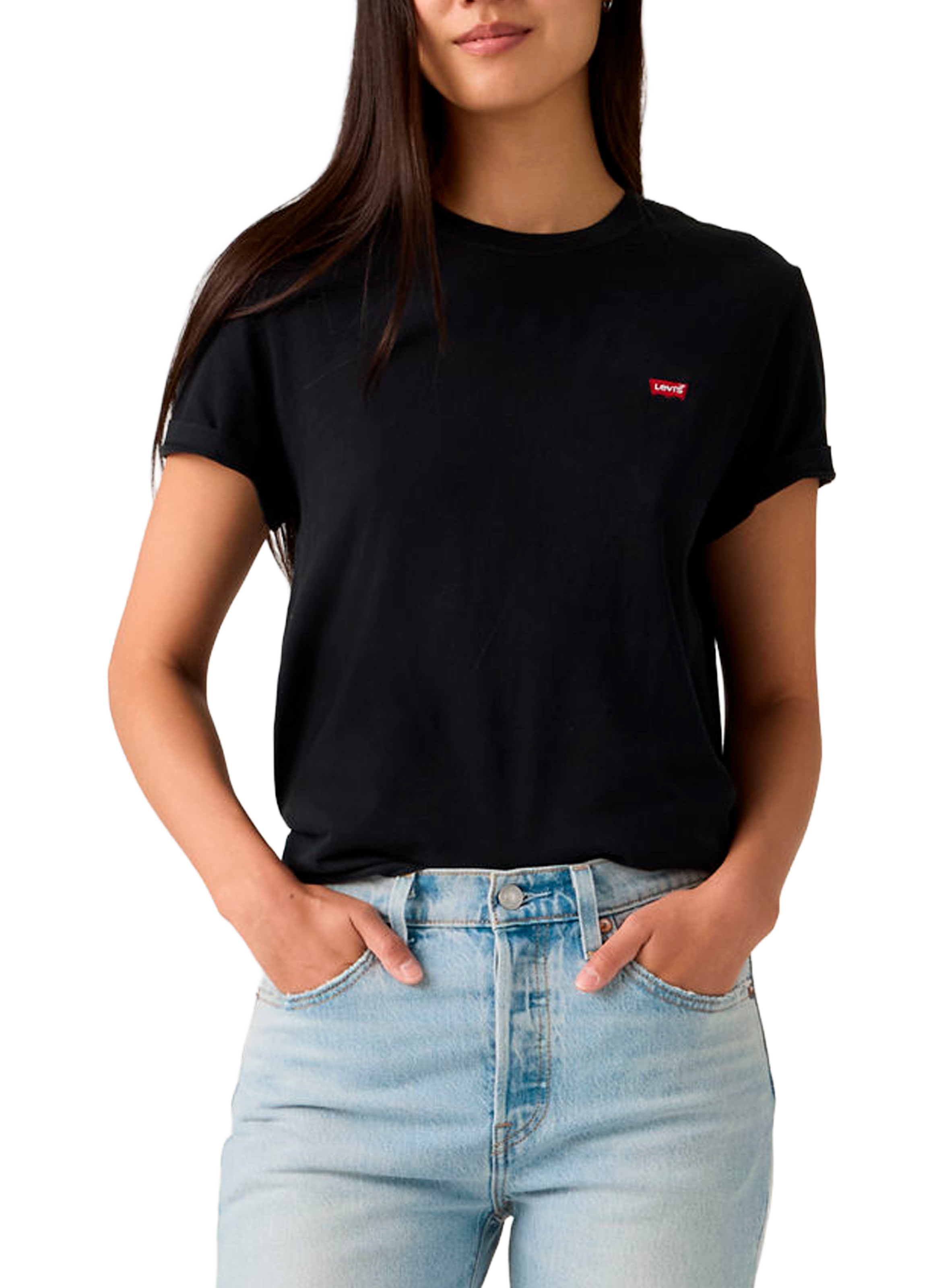 Short-Sleeve Cotton T-Shirt  LEVI'S Black