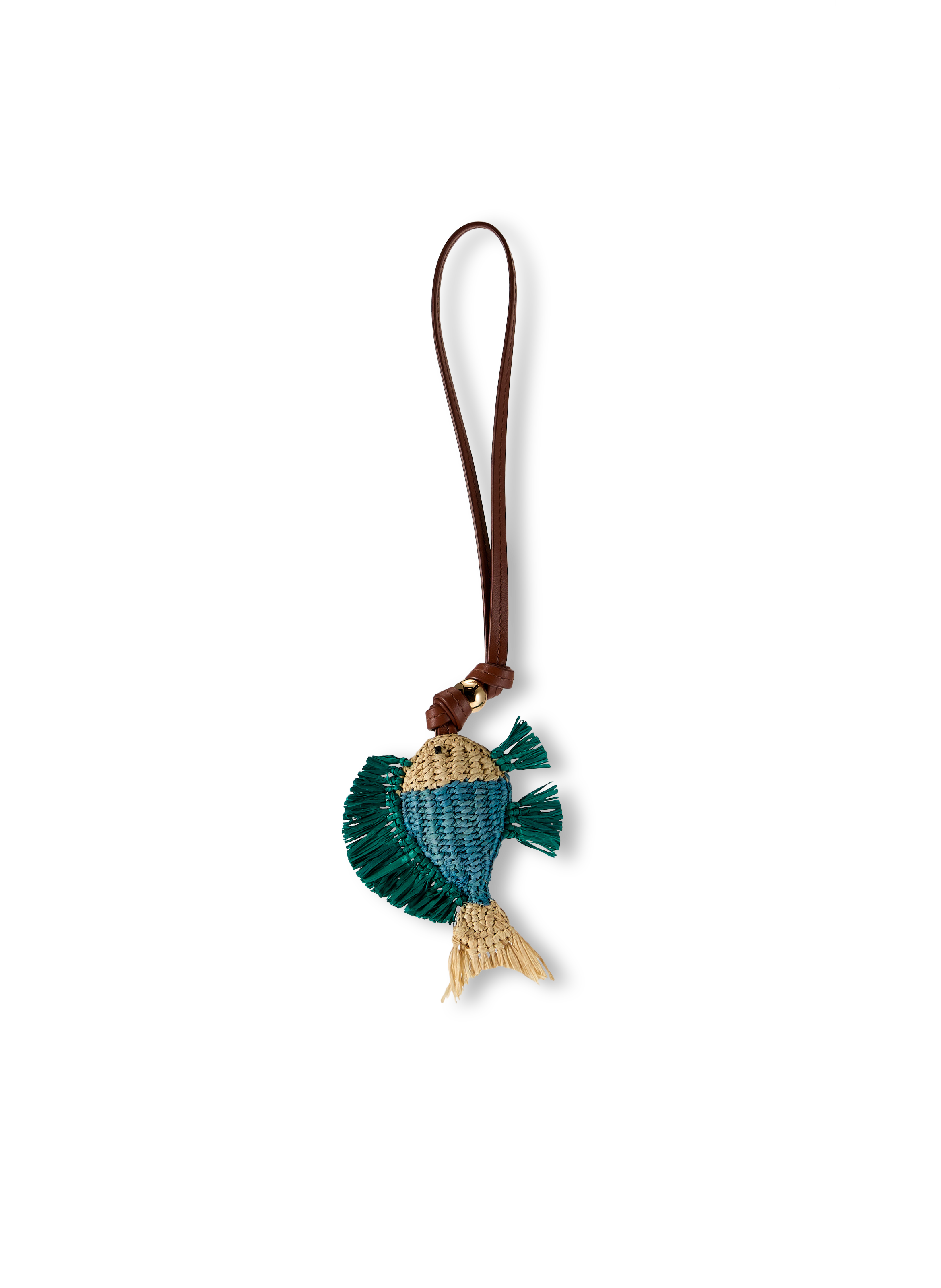 Porte-clé poisson en raphia ZIMMERMANN Multicolore