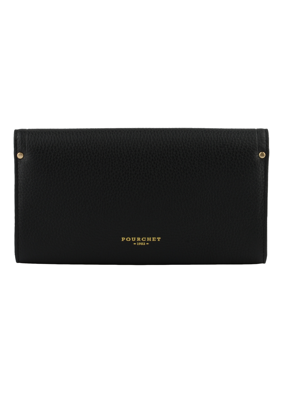 Sèvres | pochette en cuir de vachette Noir