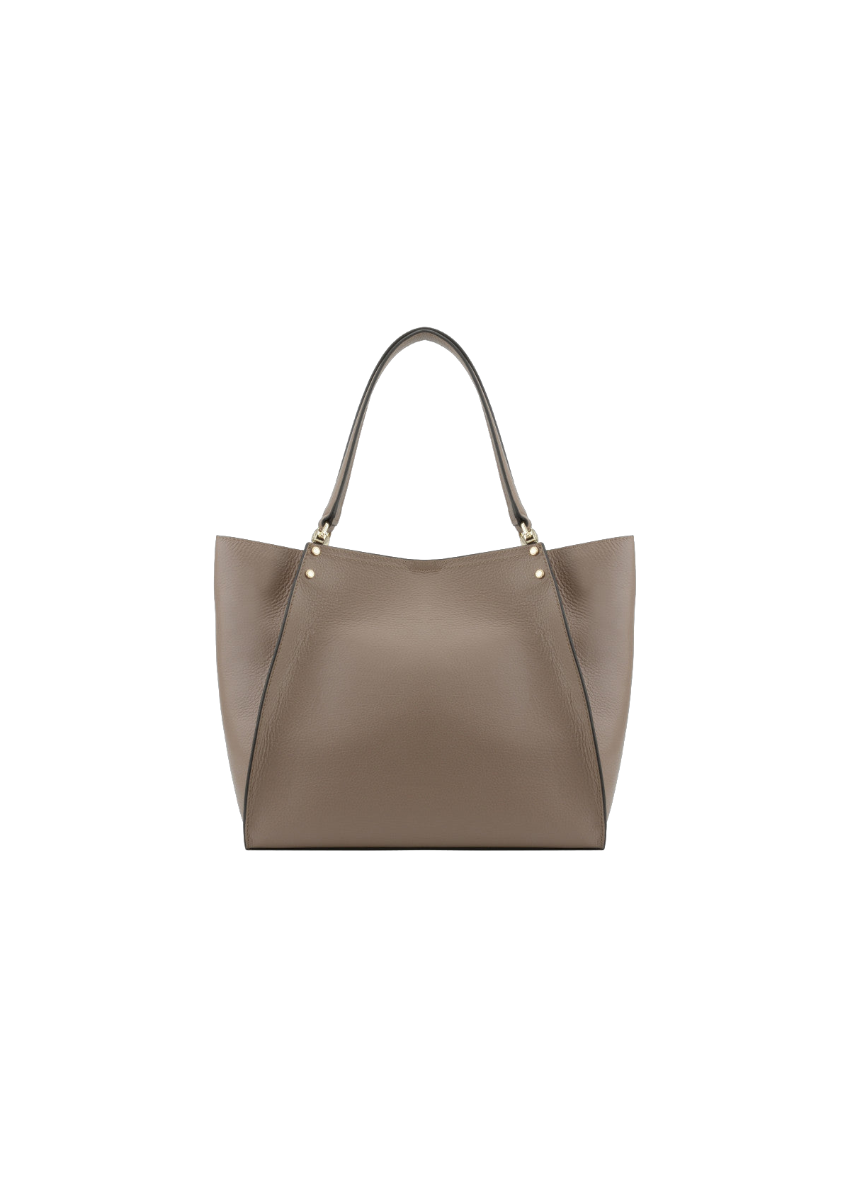 Hebdo | Sac PM en cuir de veau grainé POURCHET Marron