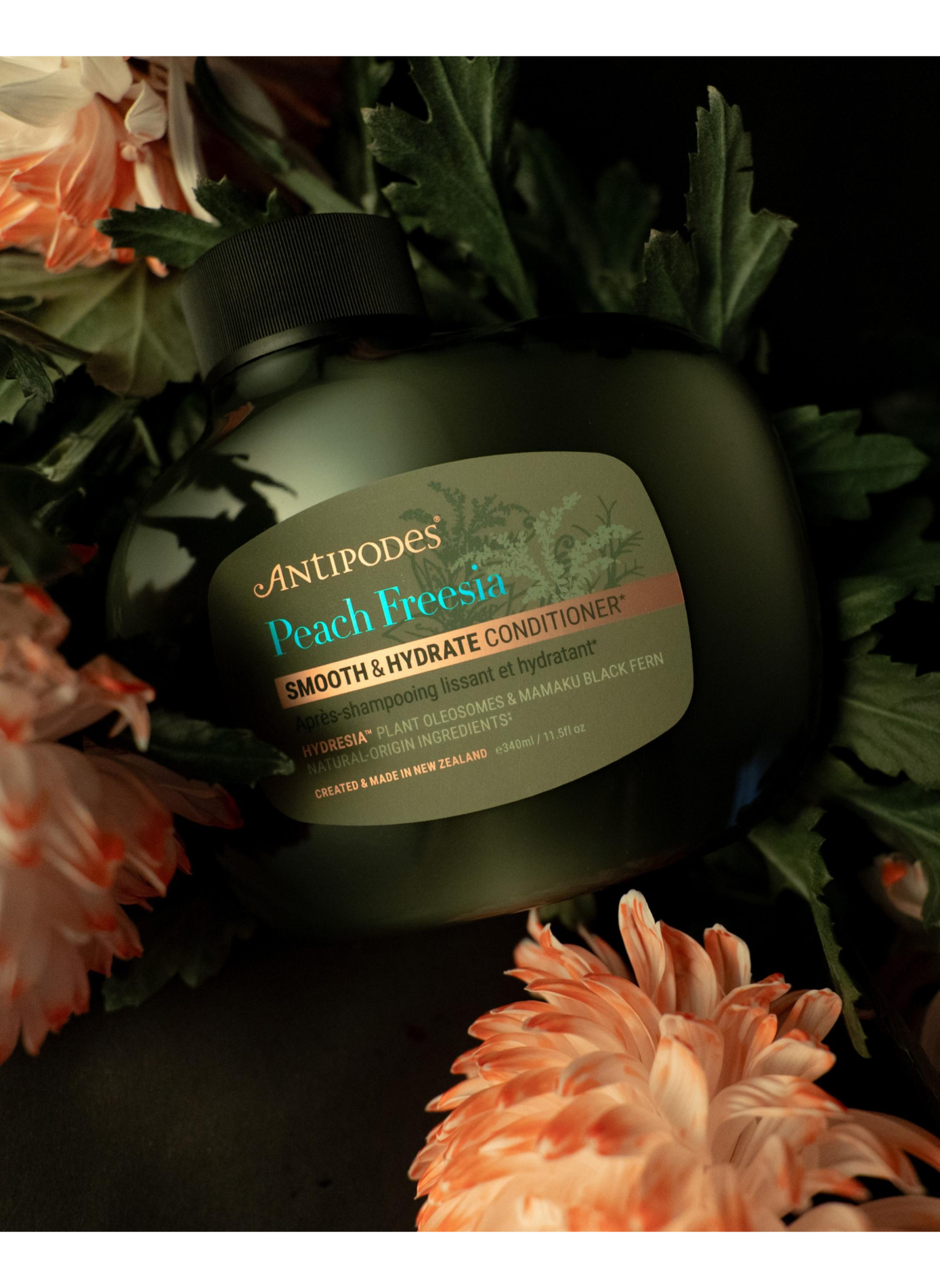 Après-shampoing Pêche Freesia Lissant et Hydratant ANTIPODES No color