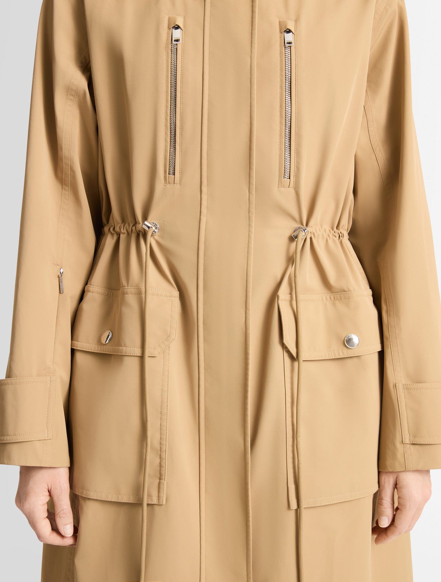 Parka melroo col capuche coupe ample FUSALP Beige