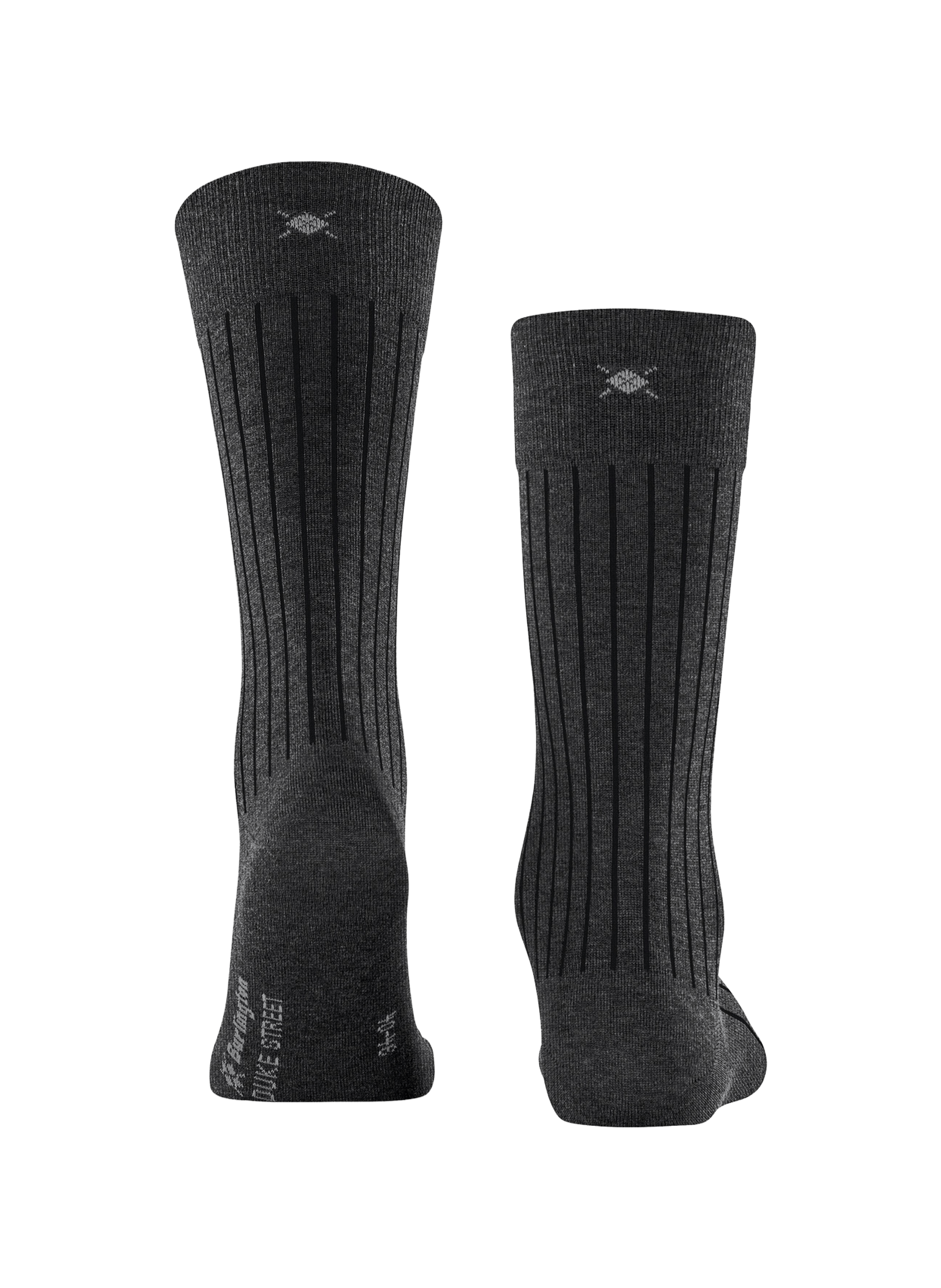 Calcetines altos de algodón mezclado BURLINGTON Gris