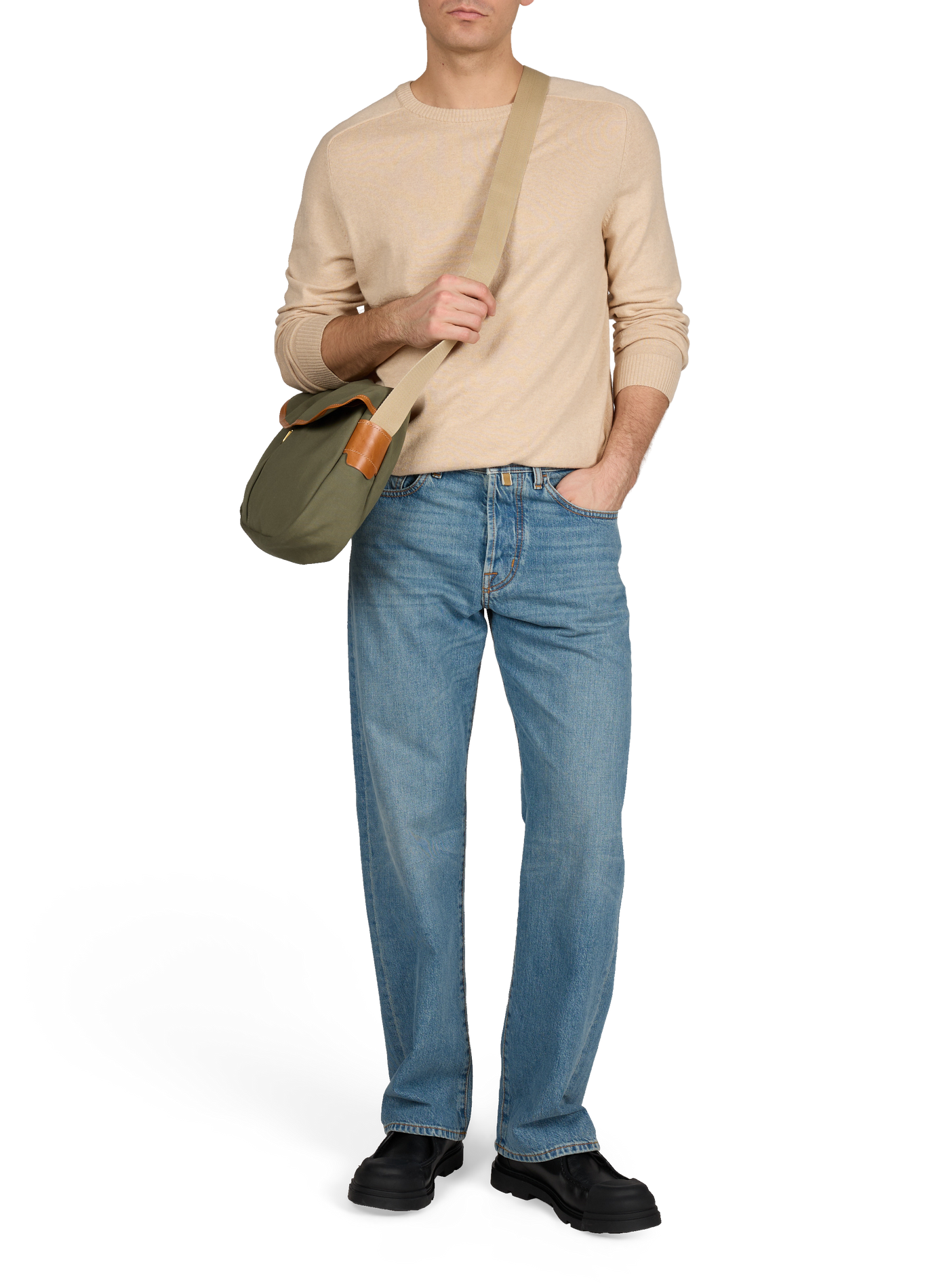 Straight cotton jeans JACOB COHEN Blue