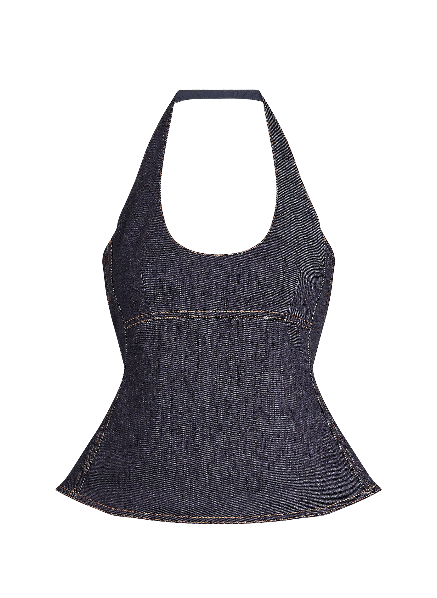 Le haut De-Nîmes en denim de coton JACQUEMUS Bleu