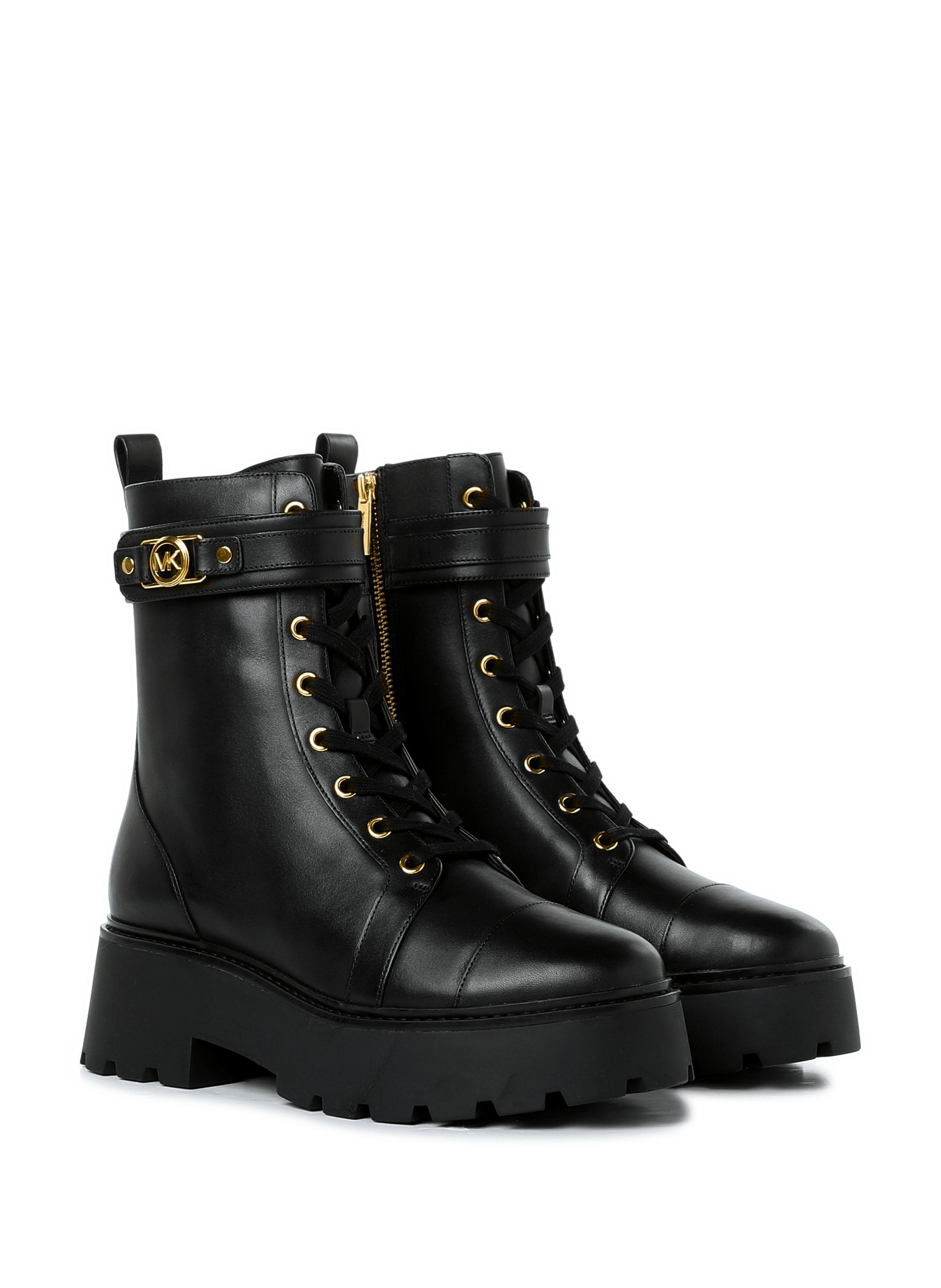 Ankle boots with silver tips MICHAEL KORS Black