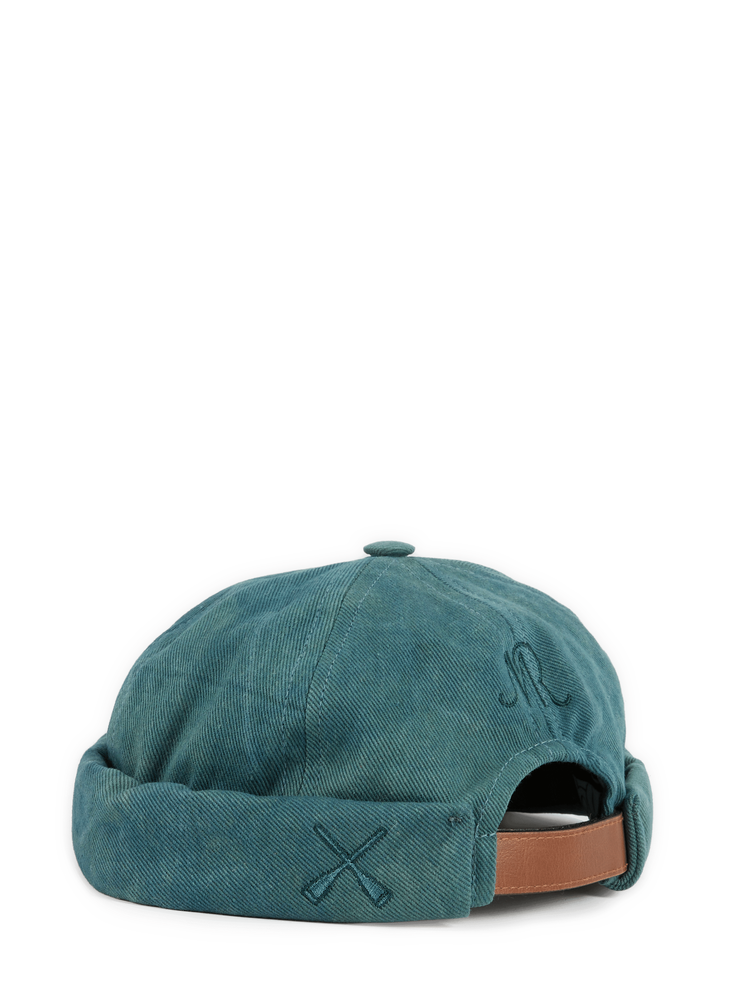 Embroidered cotton hat BETON CIRE Blue