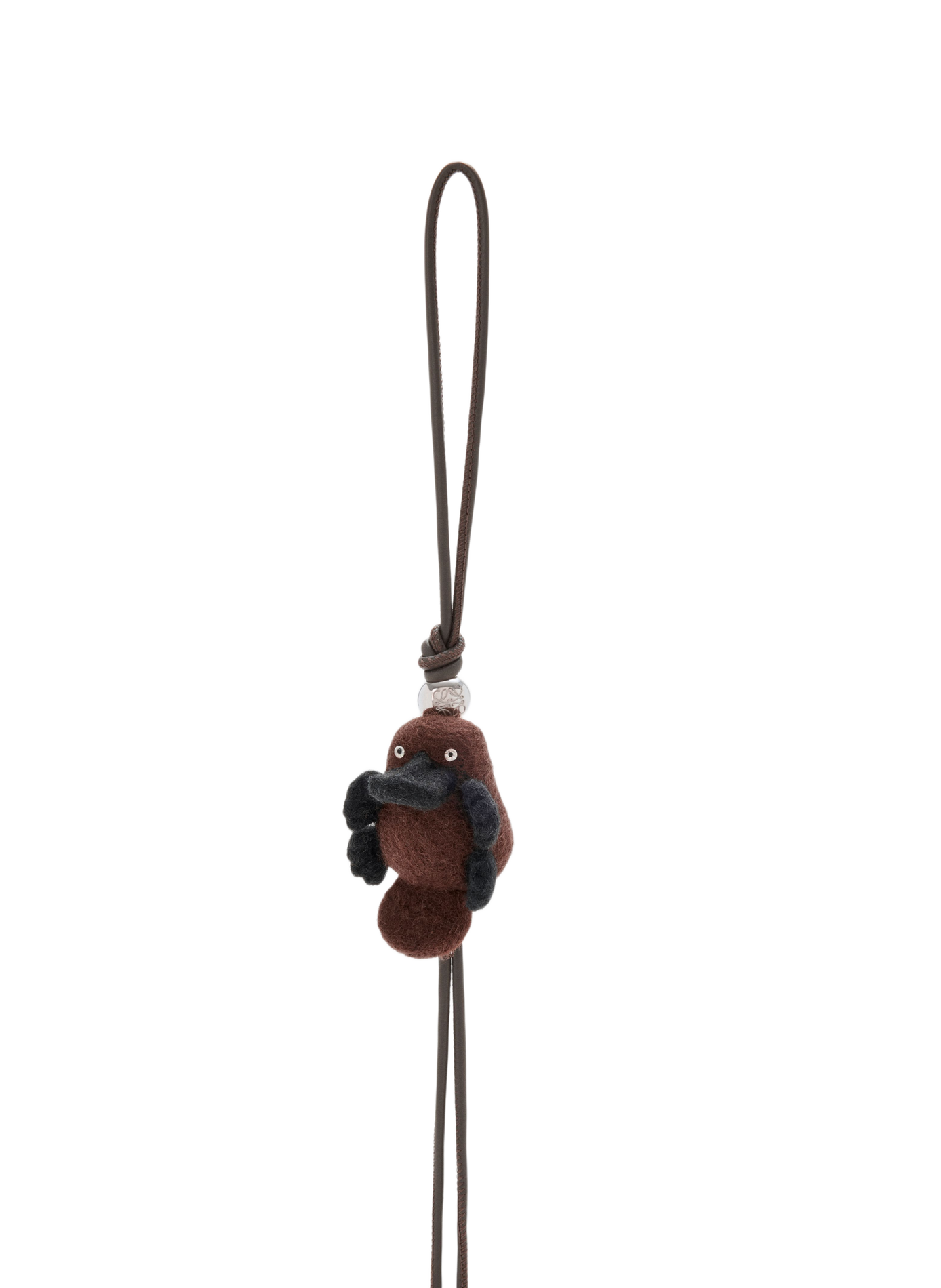 Platypus felt bag charm LOEWE Brown