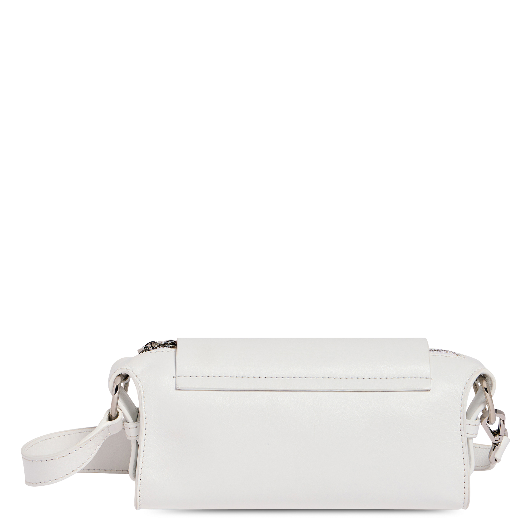 Sac porté épaule en cuir loop IRO Blanc