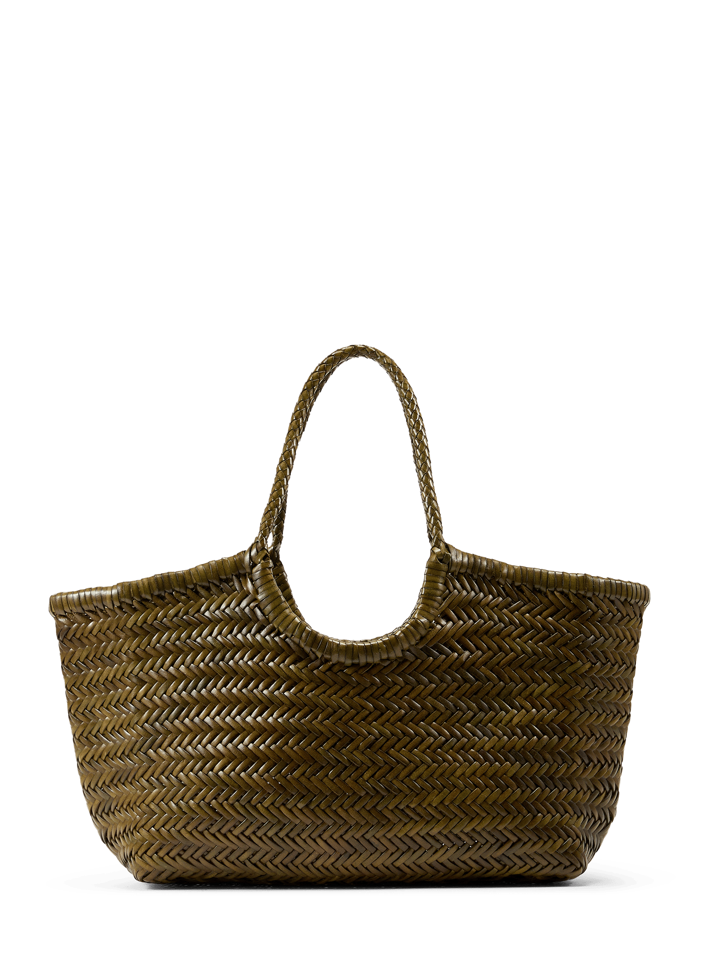Sac cabas en cuir  DRAGON DIFFUSION Vert