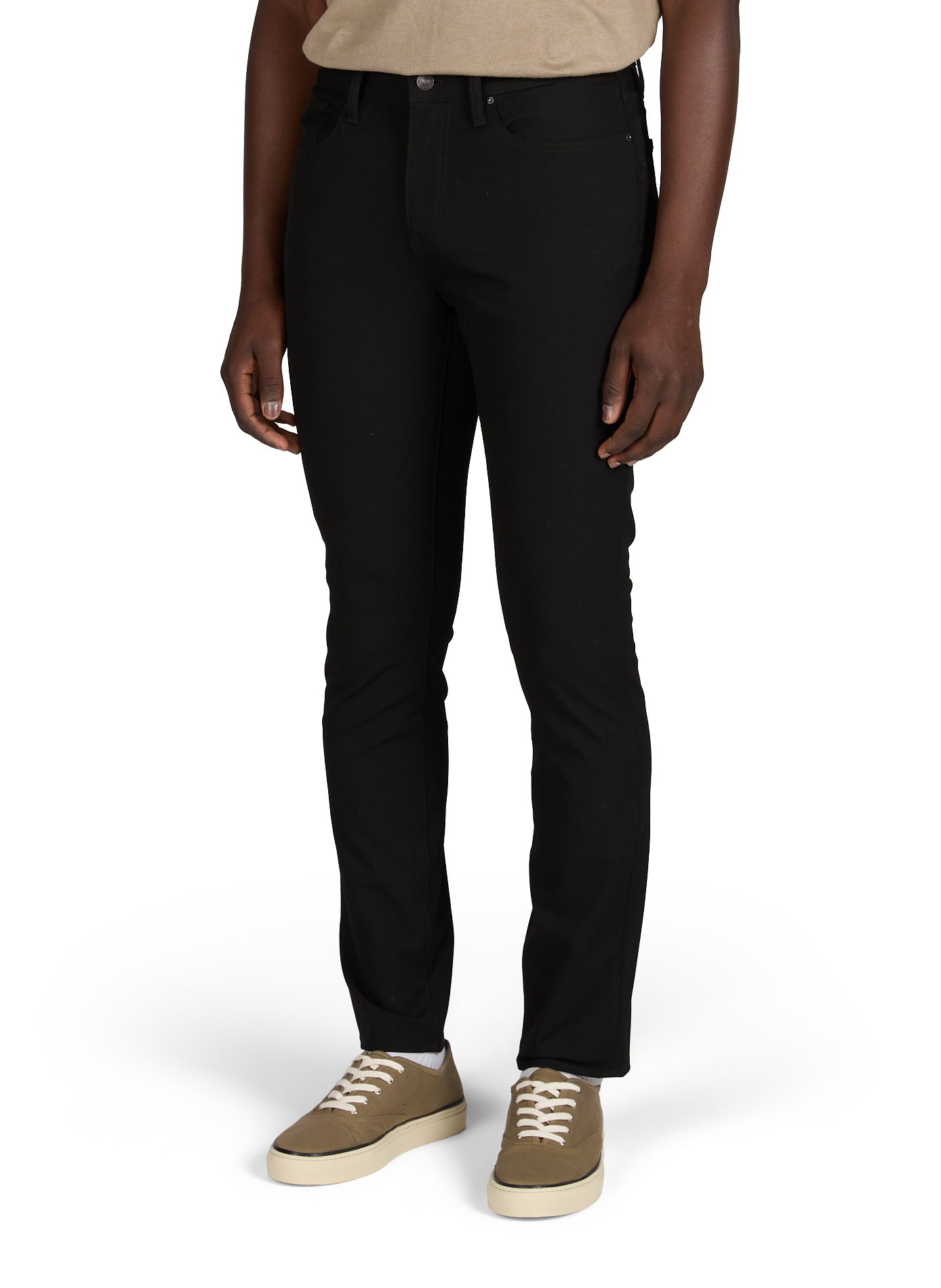 Plain slim-fit trousers ARMANI EXCHANGE Black