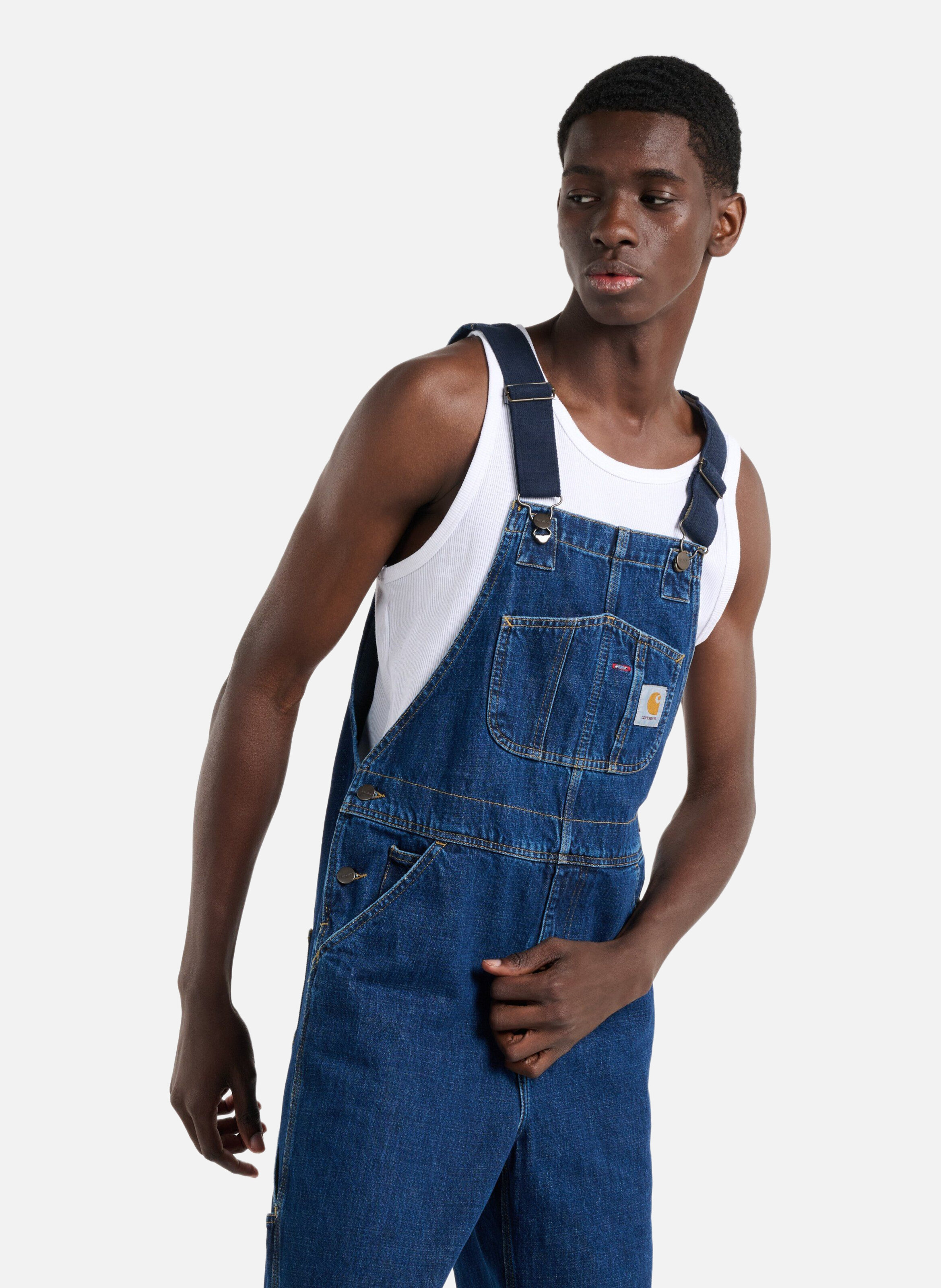 Salopette bib overall CARHARTT WIP Bleu