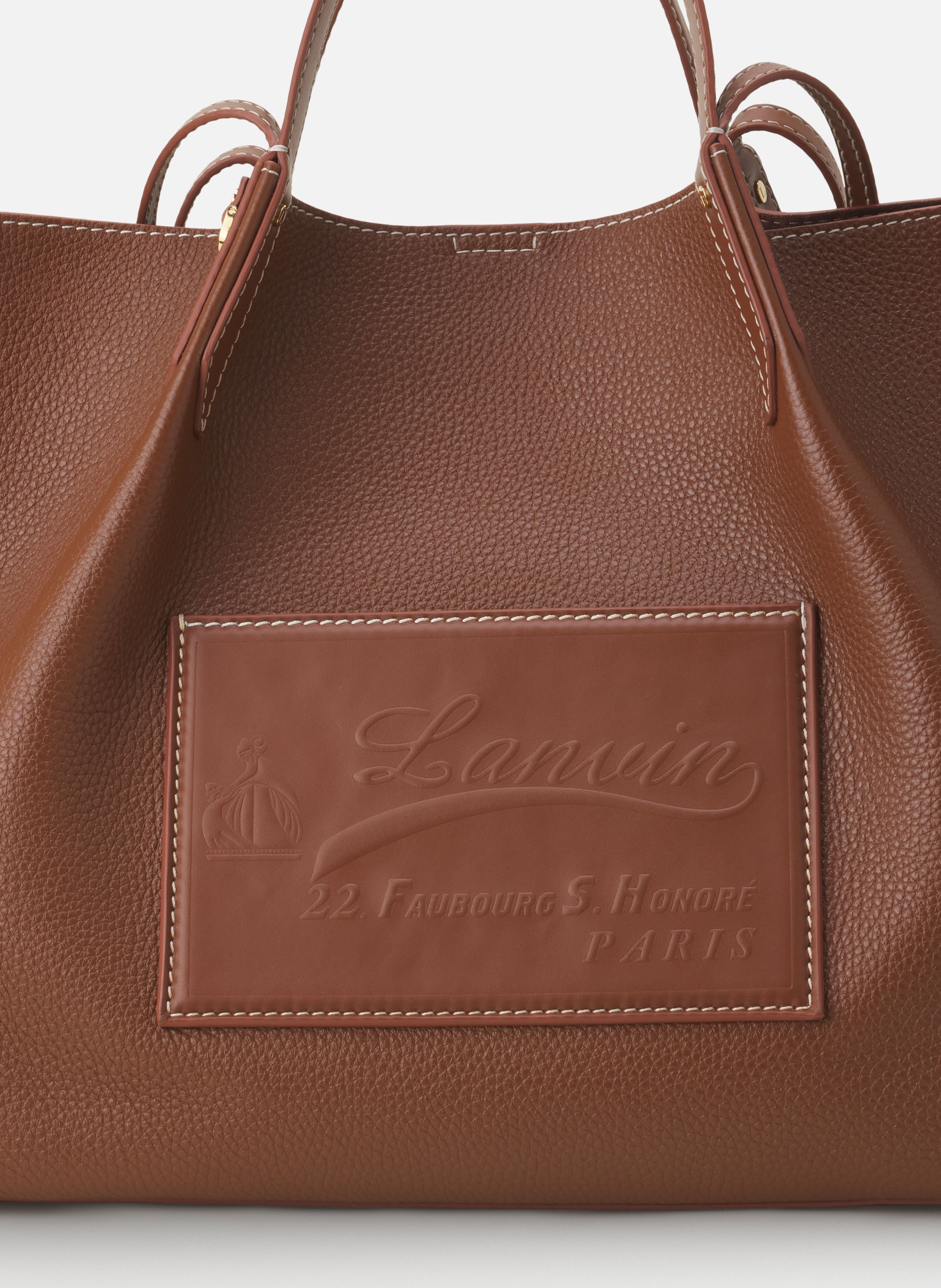 Sac cabas catch by lanvin LANVIN Marron