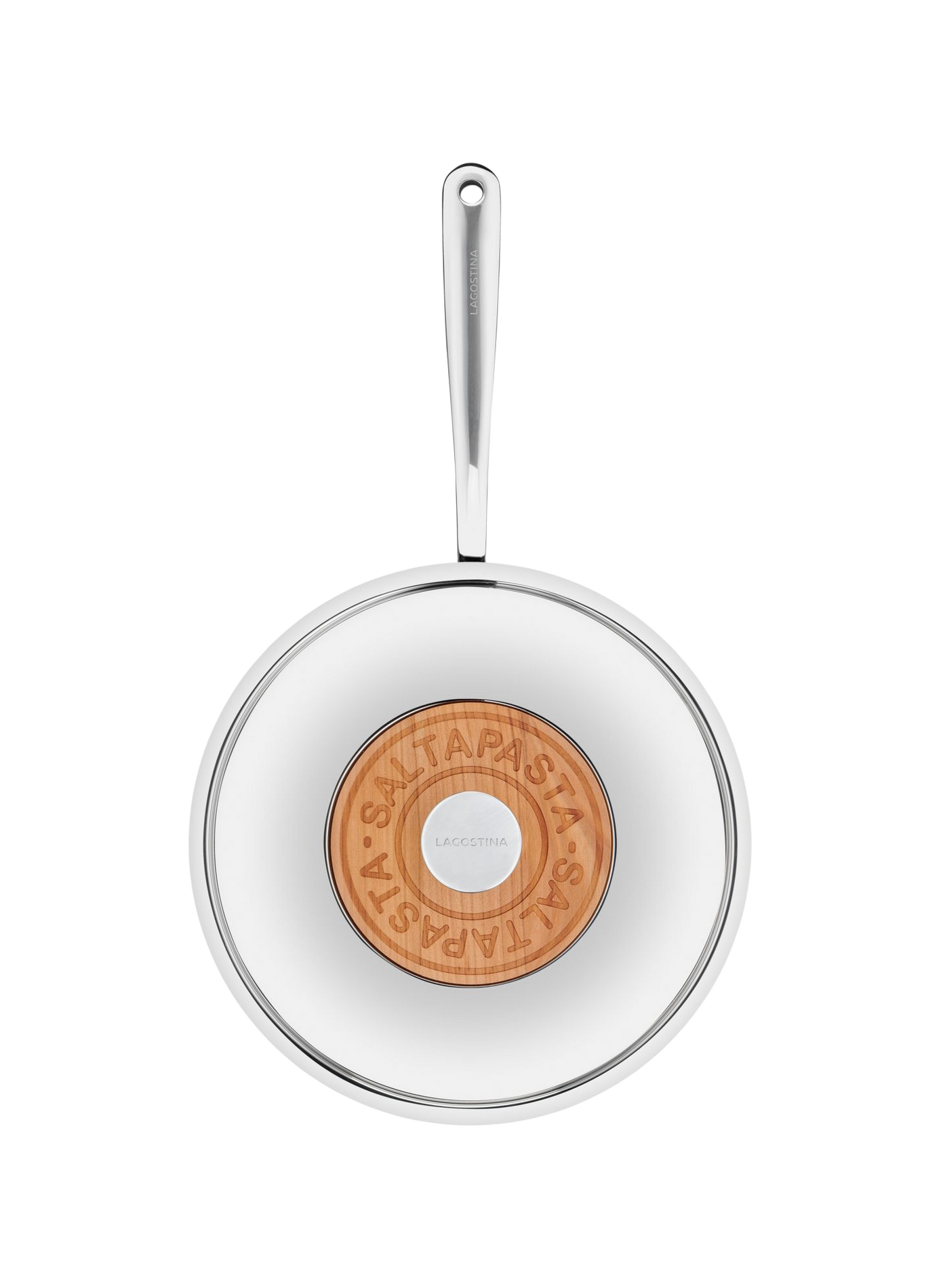 Pasta pot Saltapasta Emozione in stainless steel LAGOSTINA Silver