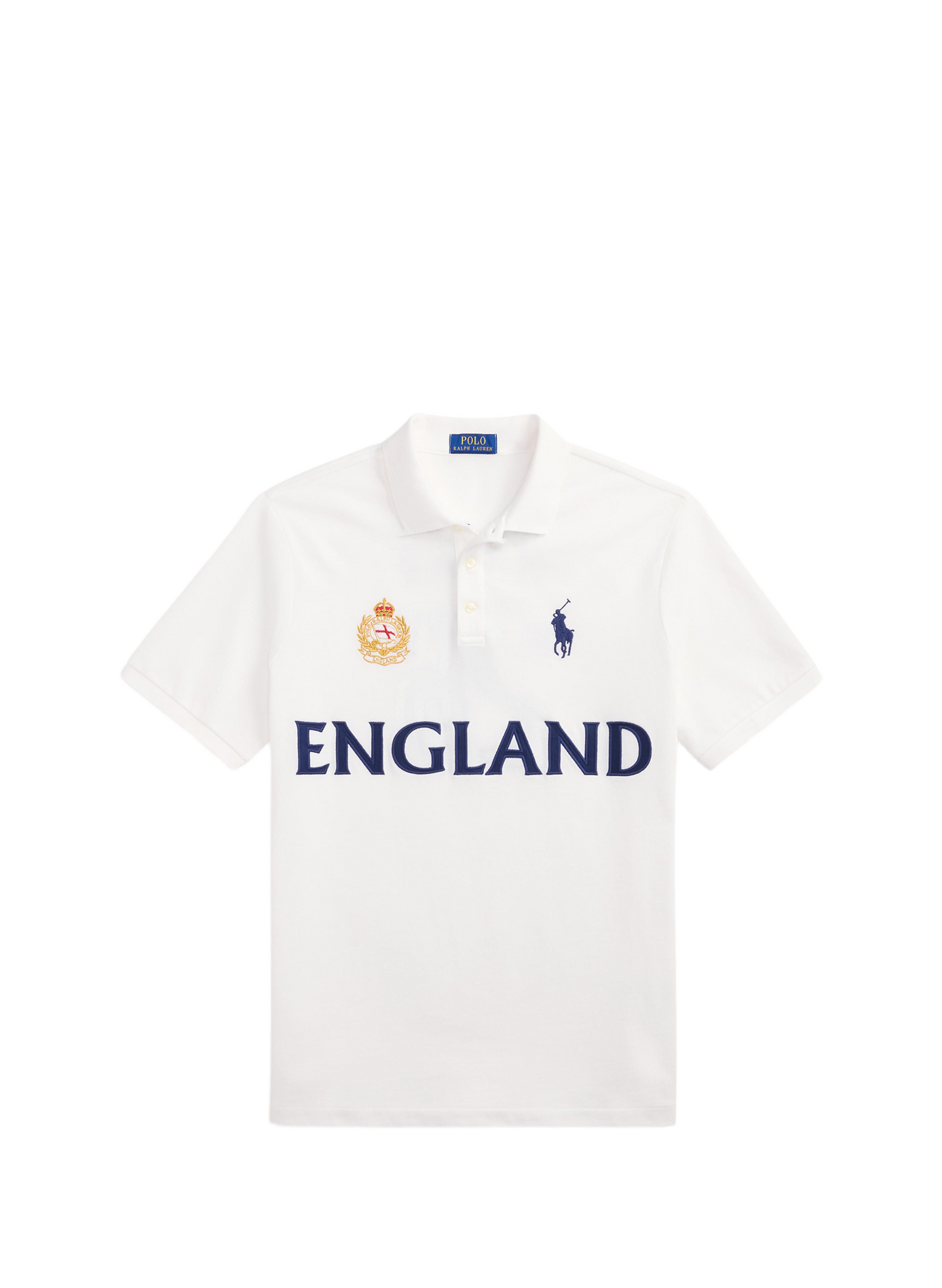 Polo da rugby Inghilterra in cotone POLO RALPH LAUREN Bianco