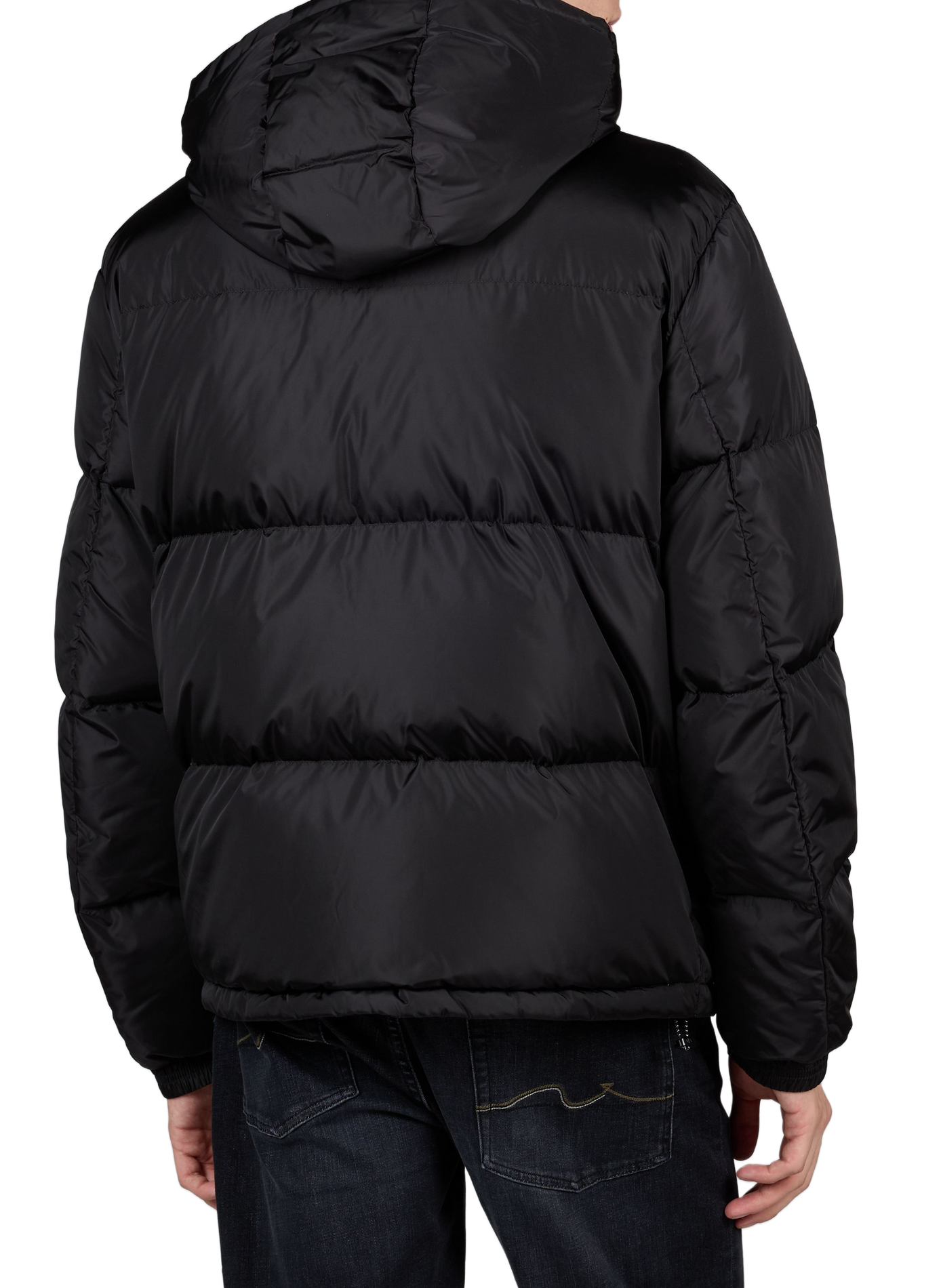 Kurze gesteppte Daunenjacke ARMANI EXCHANGE Schwarz