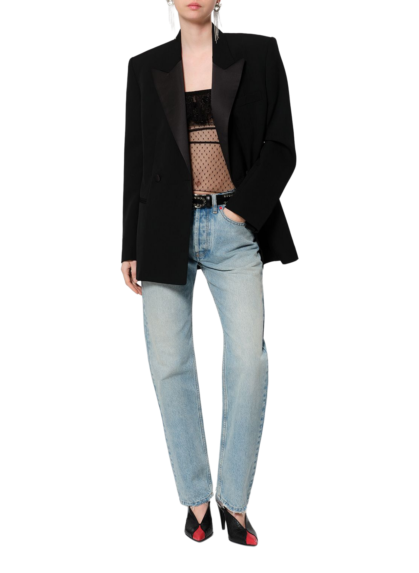 DAYA REGULAR cotton denim jeans ISABEL MARANT Blue