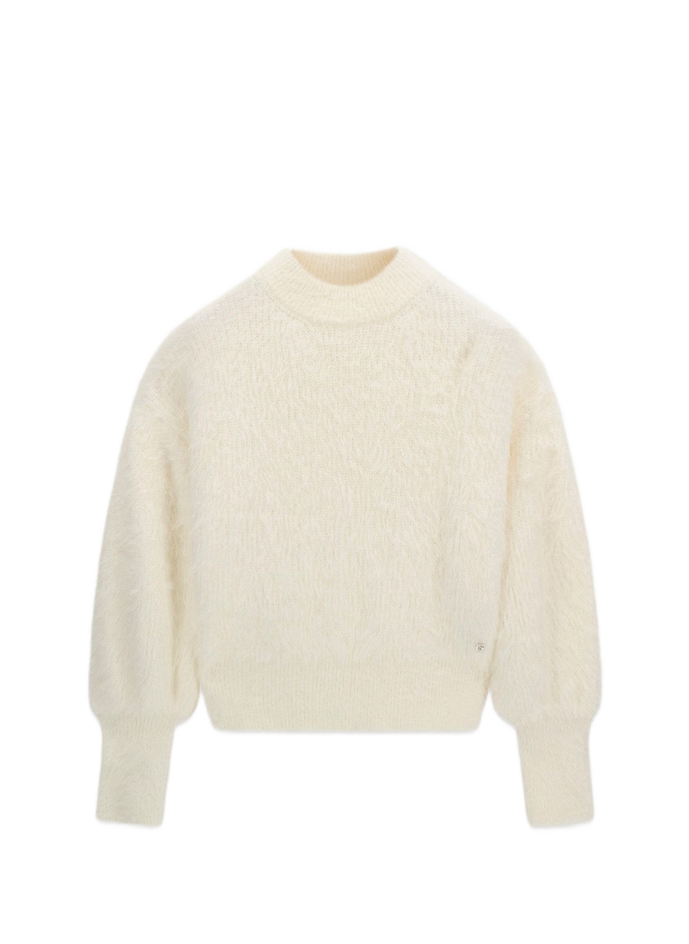 Pull droit col montant Keyla GUESS Beige
