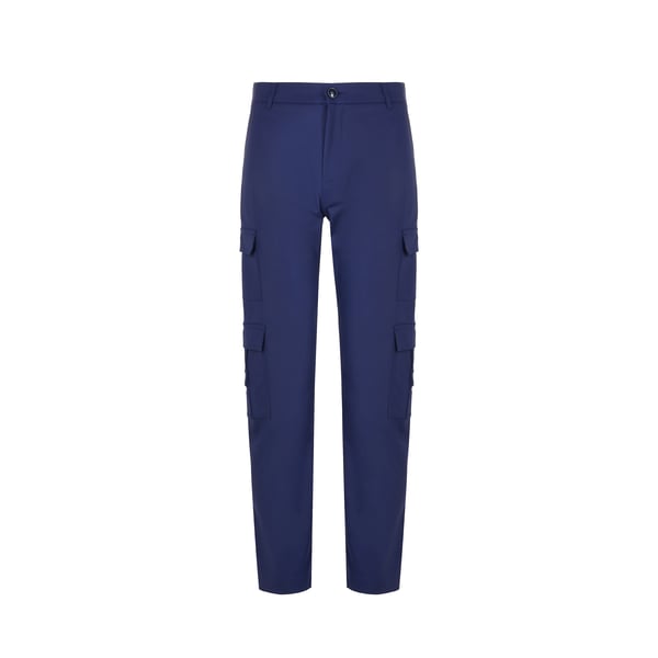 Pantalon cargo en coton mélangé