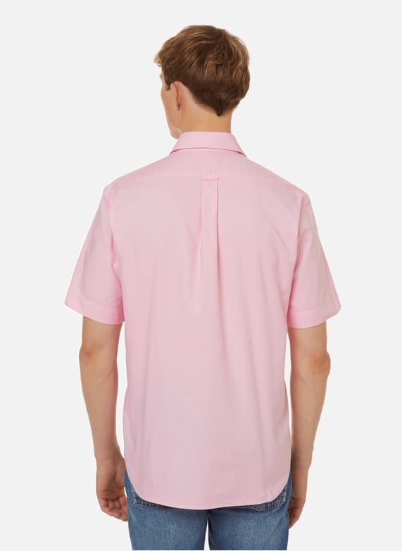 Bleu HOMME Chemise à manches courtes en coton bleu pour Homme 3154160 Bleu HOMME Chemise à manches courtes en coton bleu pour Homme 3154160