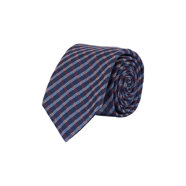 Cravate rayée en soie