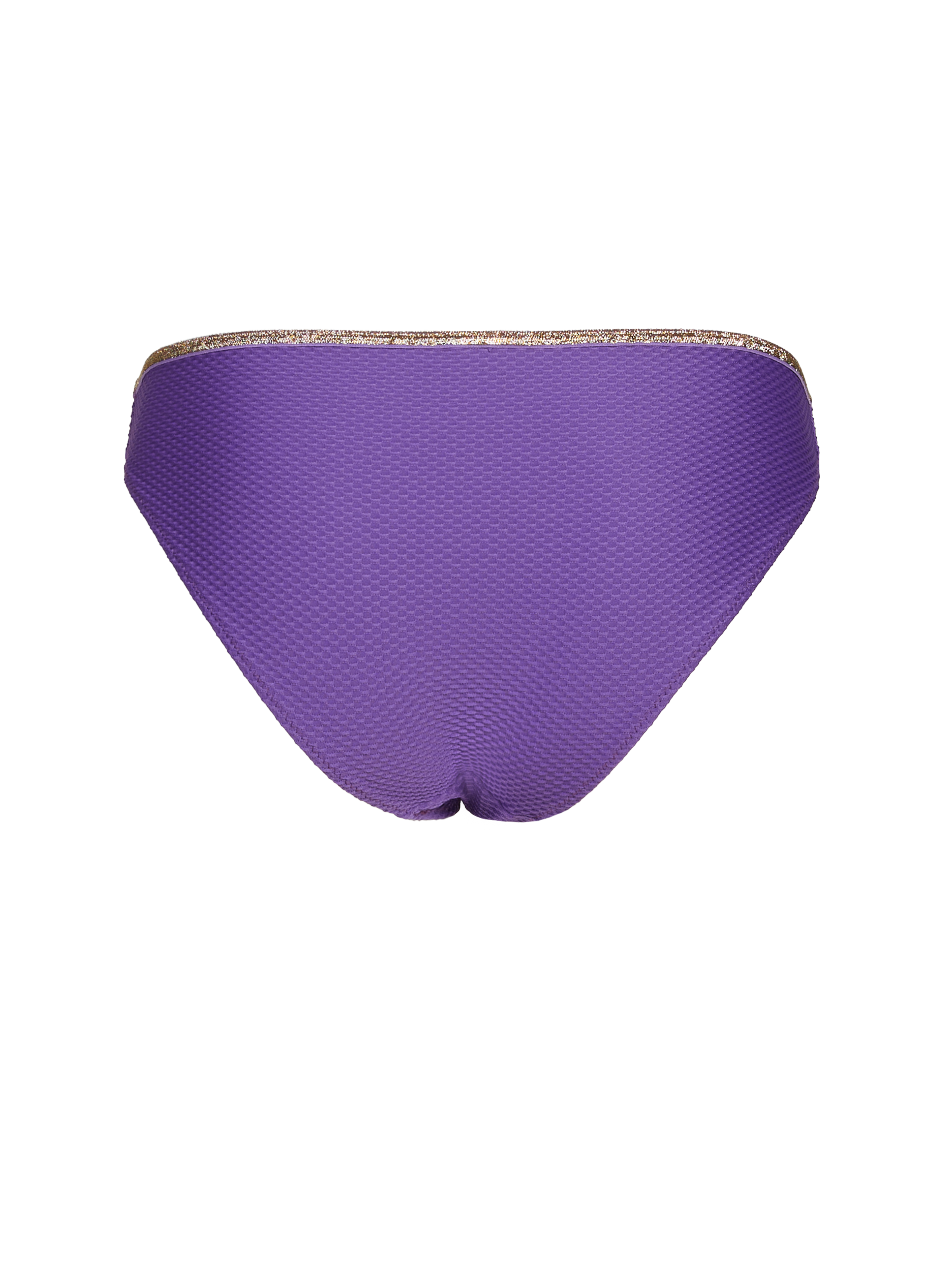 Textured Georgia Bikini Bottoms LA NOUVELLE Purple