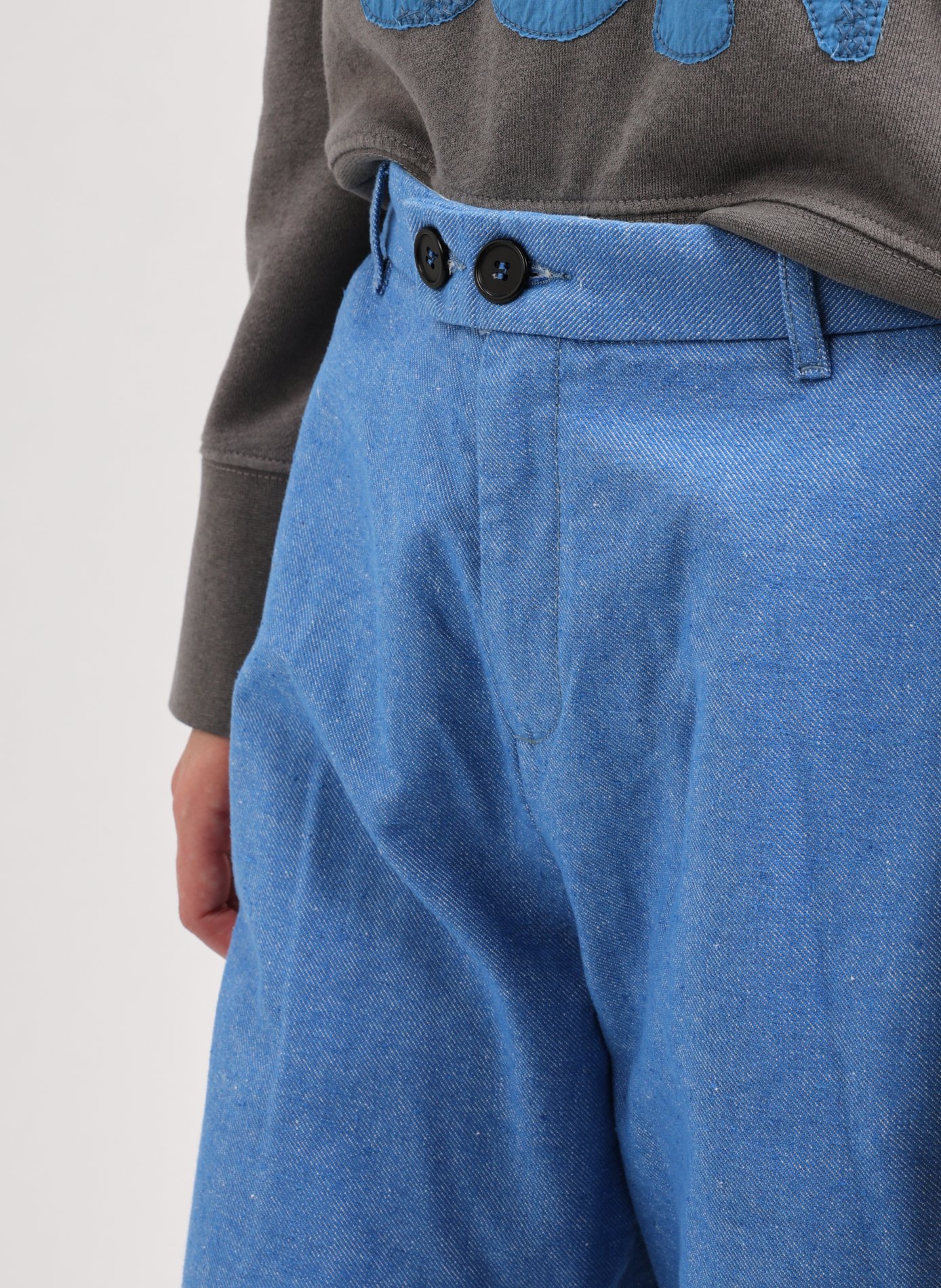 Straight pants LEON & HARPER Blue