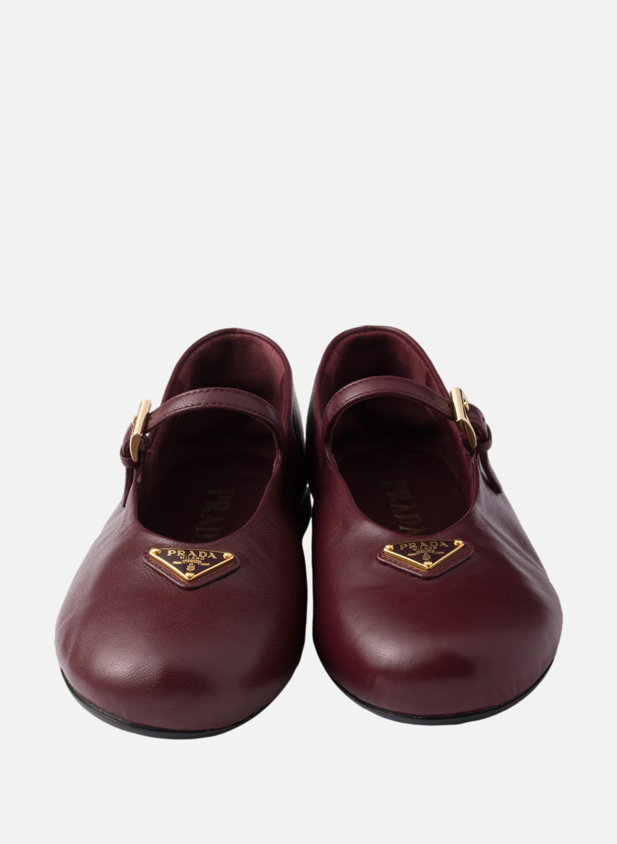 Ballerines en cuir nappa PRADA 