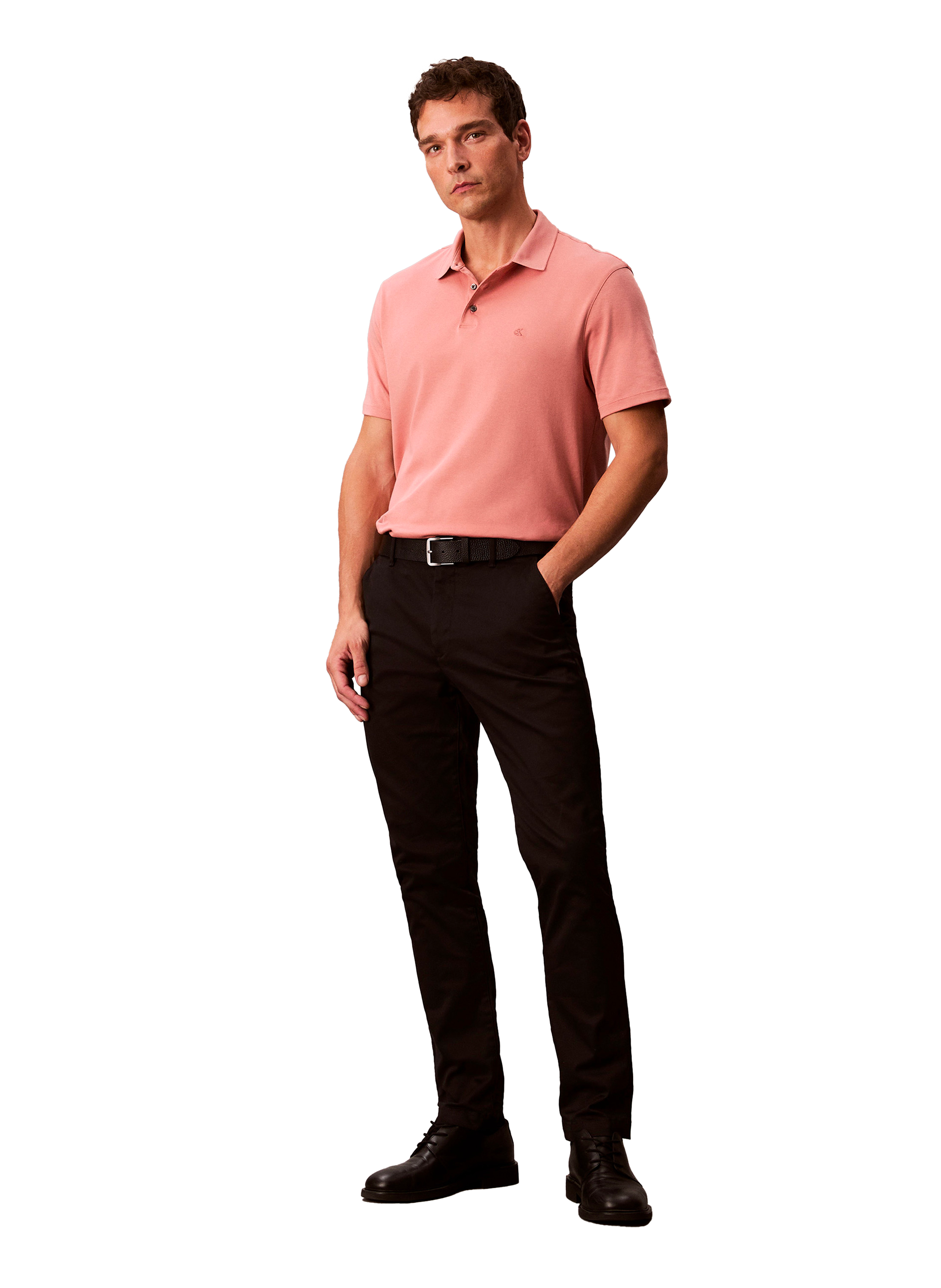 Polo en coton CALVIN KLEIN Orange