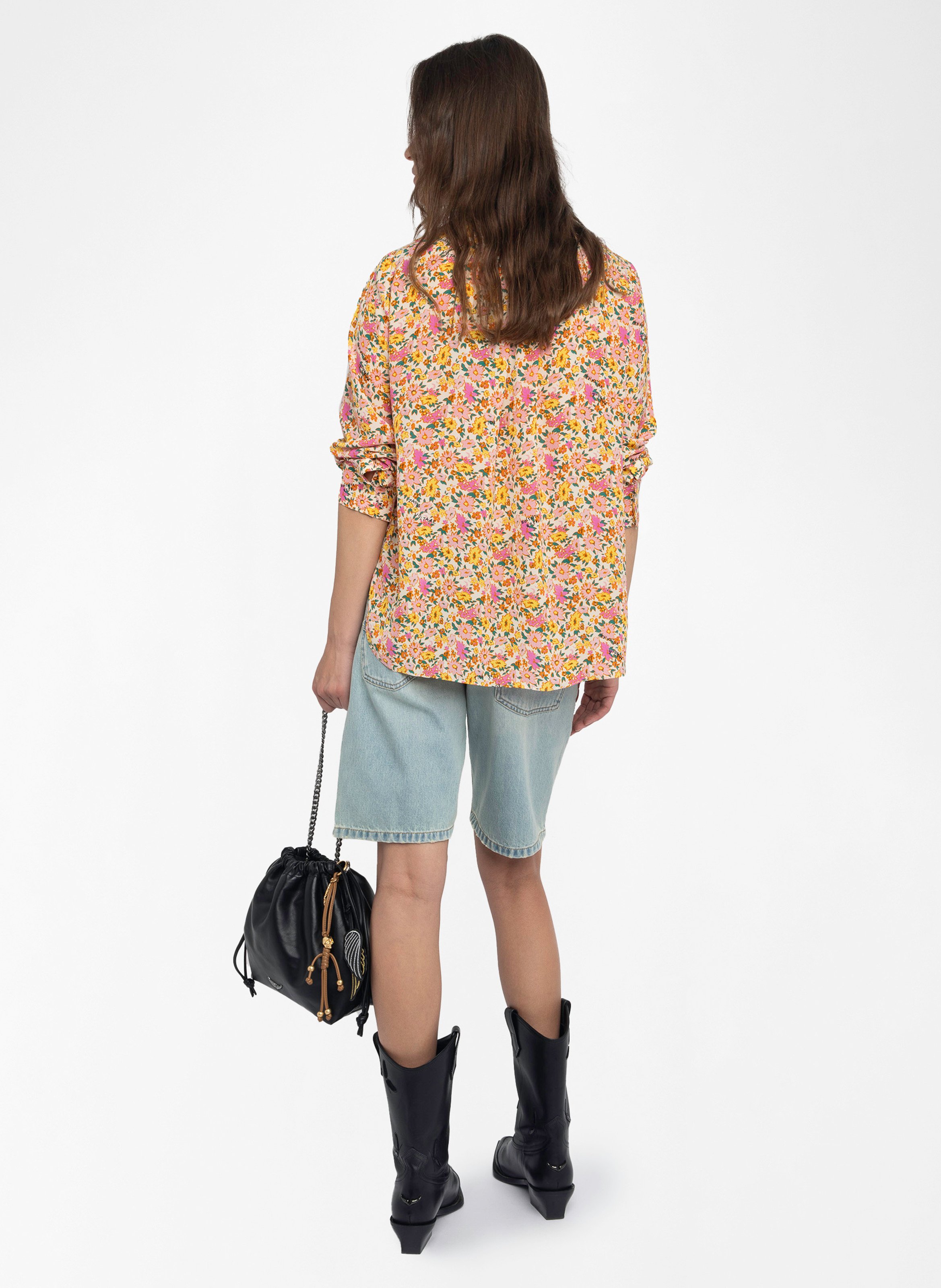 Chemise droite imprimée tink ZADIG&VOLTAIRE Blanc