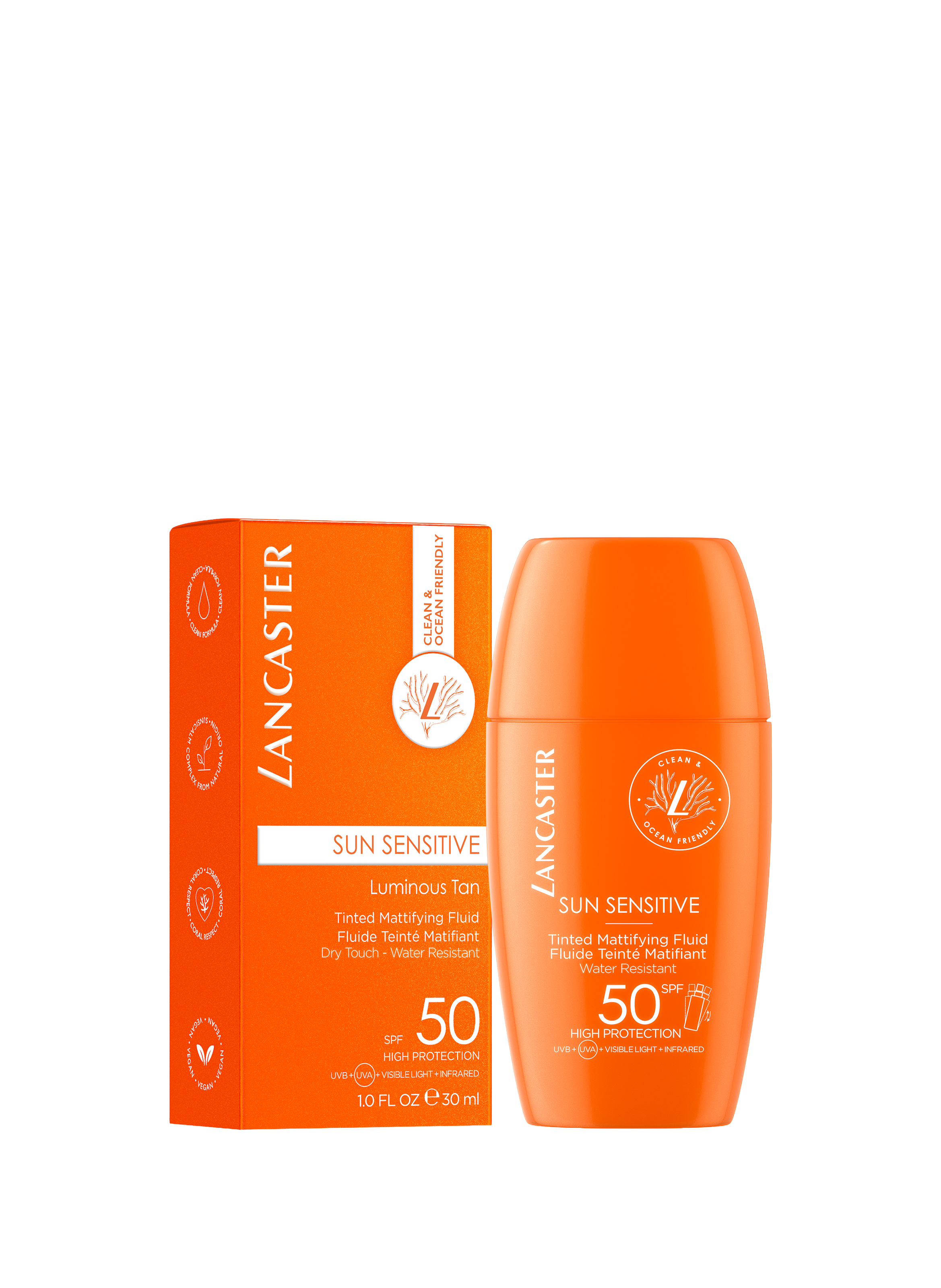Sun Sensitive Tinted Fluid - Face Sunscreen Protection SPF50 LANCASTER No color