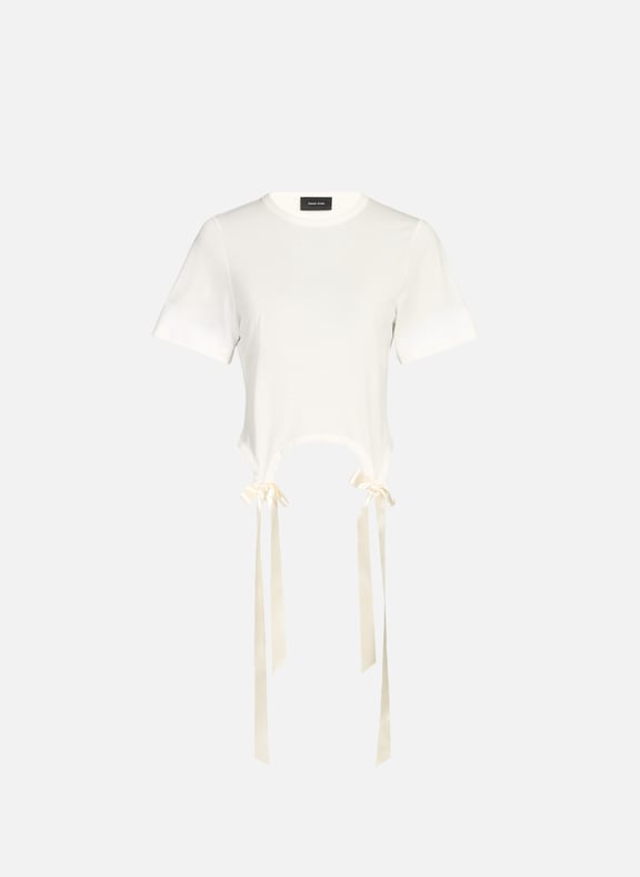 Top avec rubans Blanc by SIMONE ROCHA SIMONE ROCHA Top avec rubans Blanc