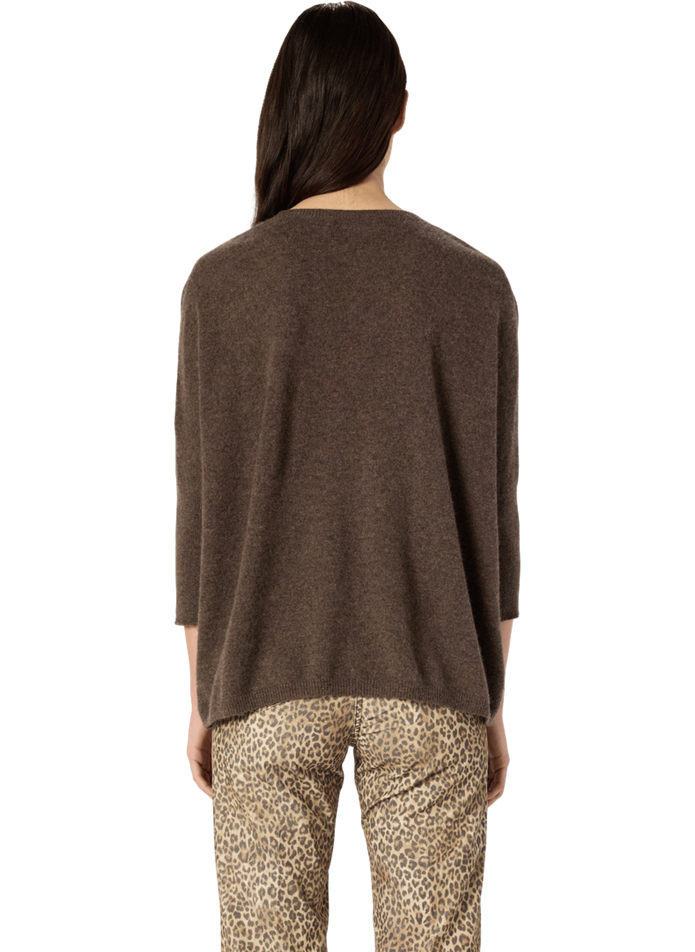 Pull v oversize en cachemire - esmee GERARD DAREL Marron