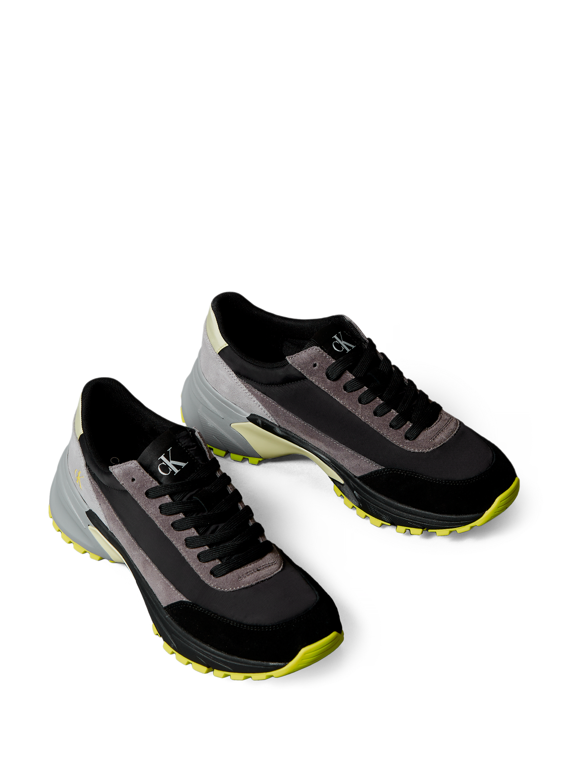 Baskets en cuir CALVIN KLEIN Multicolore