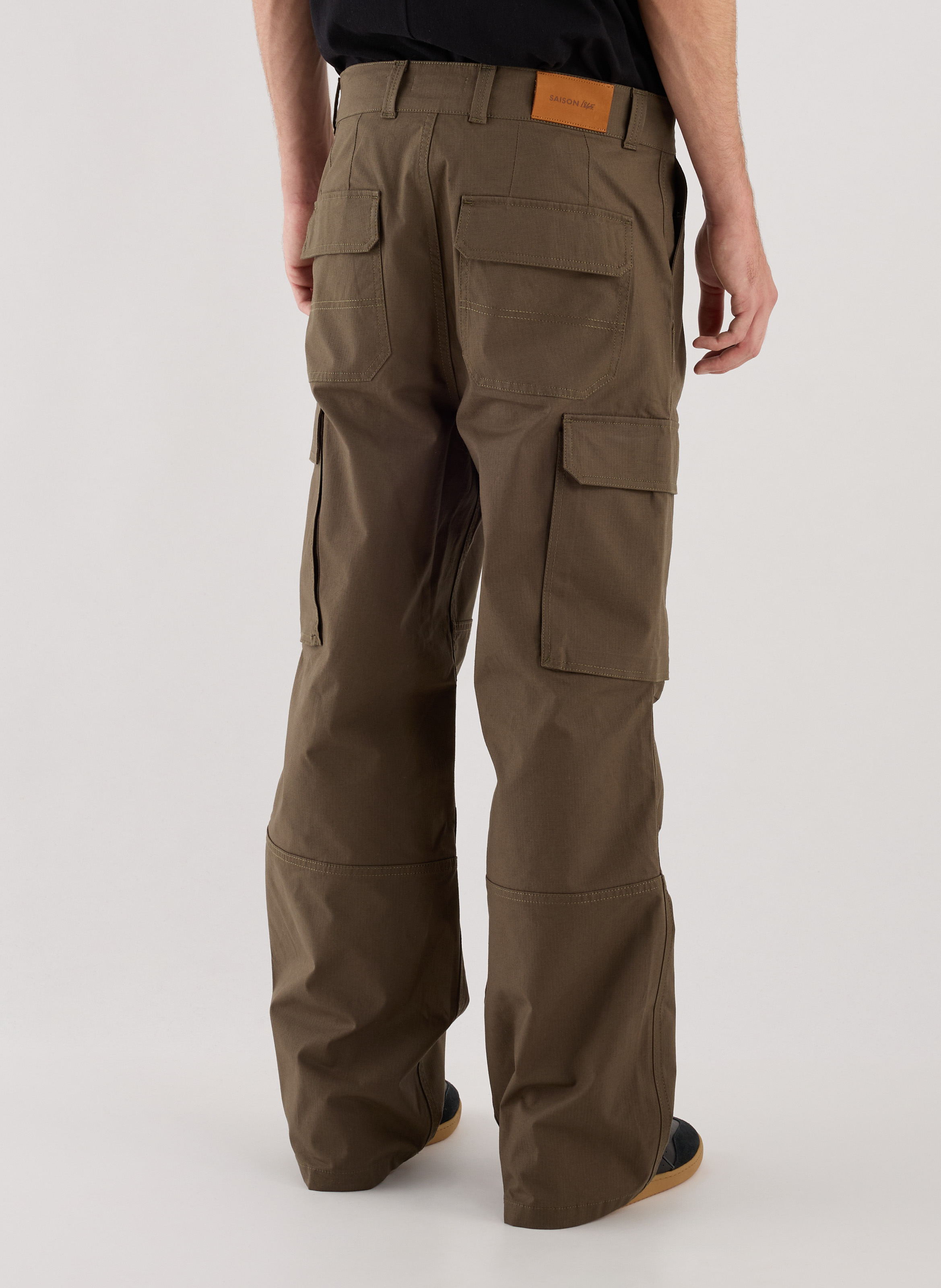 Pantalon Fargo en coton SAISON 1865 Kaki