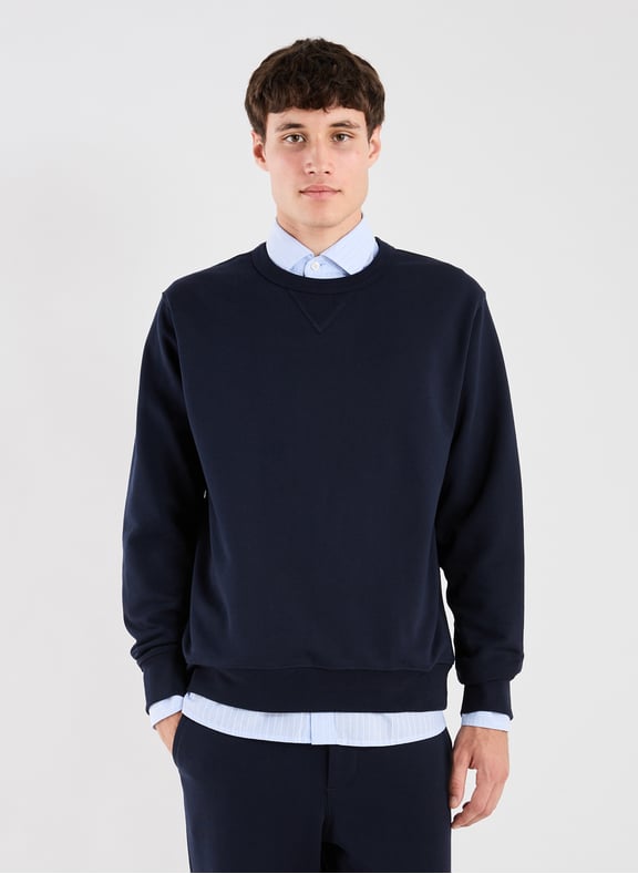 Cotton sweatshirt Blue by AU PRINTEMPS PARIS AU PRINTEMPS PARIS Cotton sweatshirt Blue