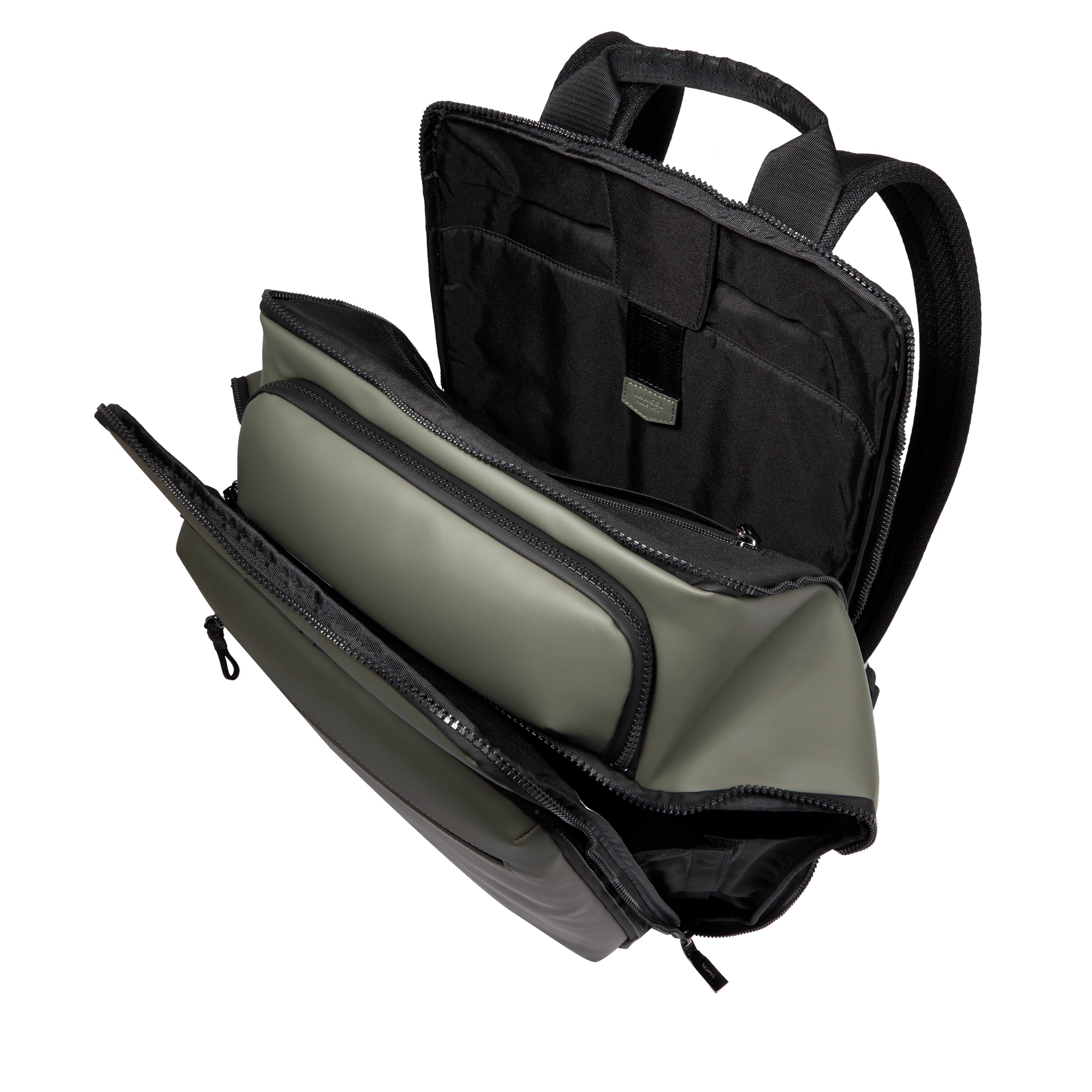 Sac à dos convertible 2 zip victor de lancel en cuir LANCEL Gris