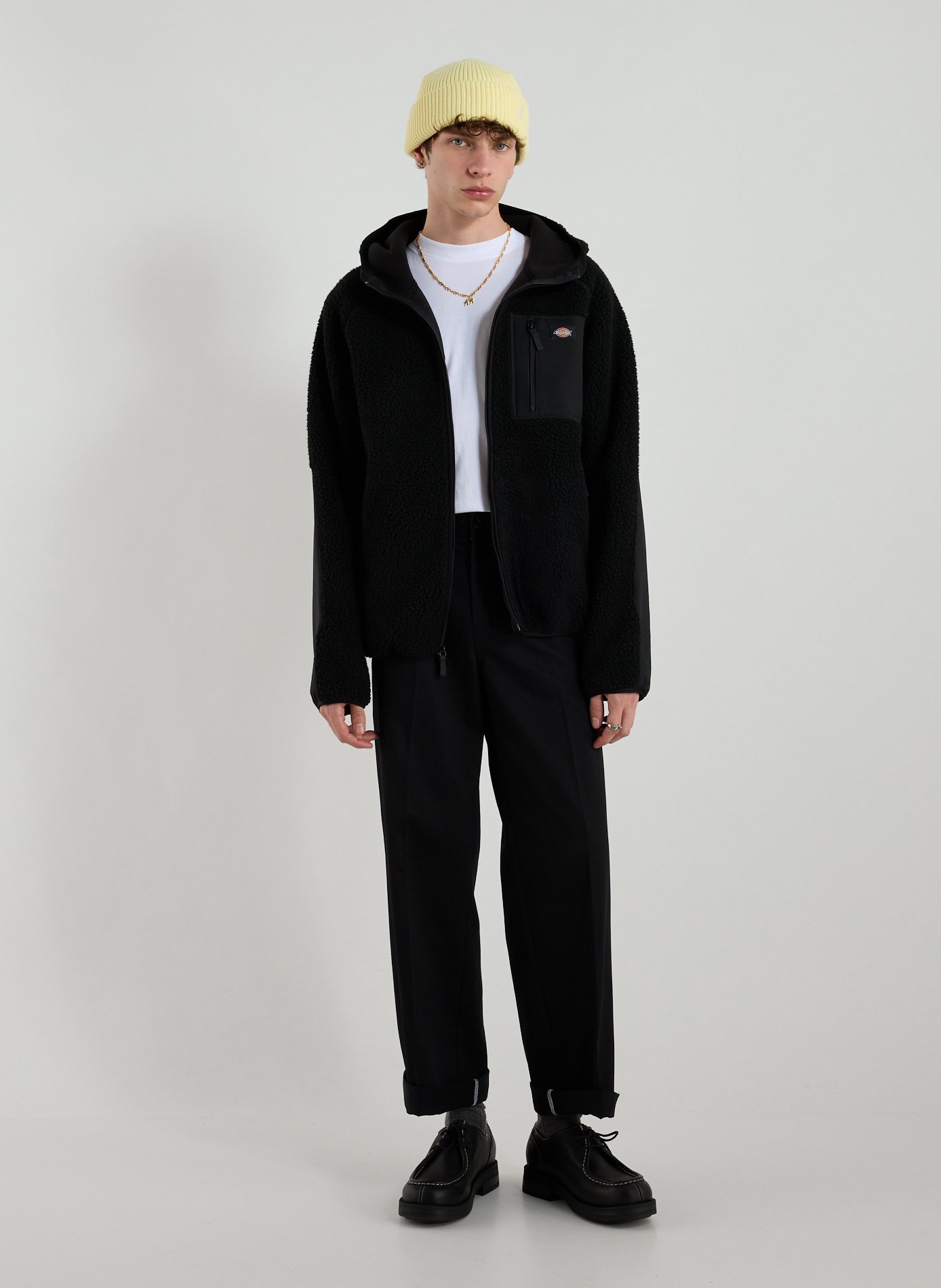 Oversized Hooded Jacket DICKIES Black