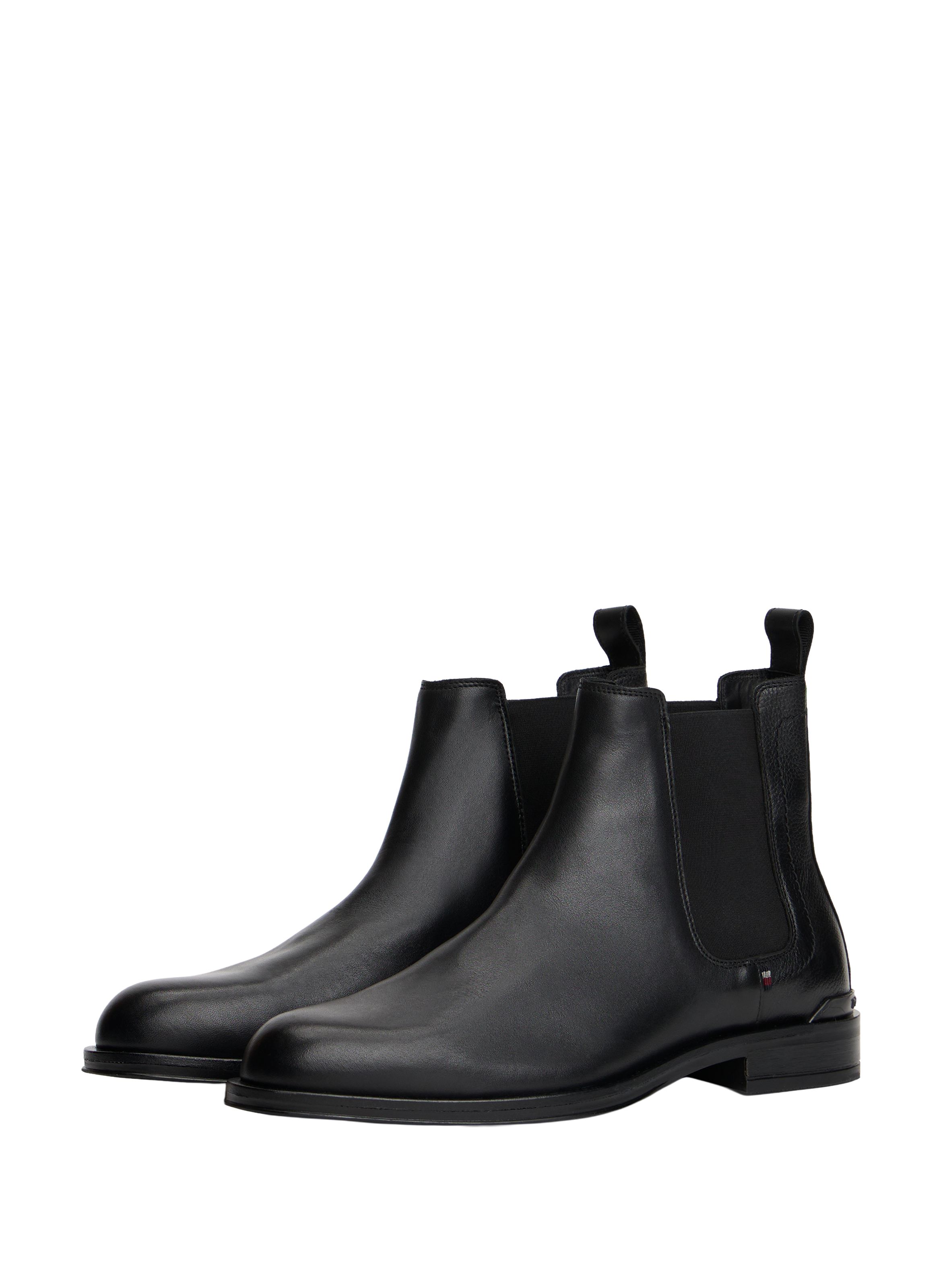 Leather Chelsea boots TOMMY HILFIGER Black