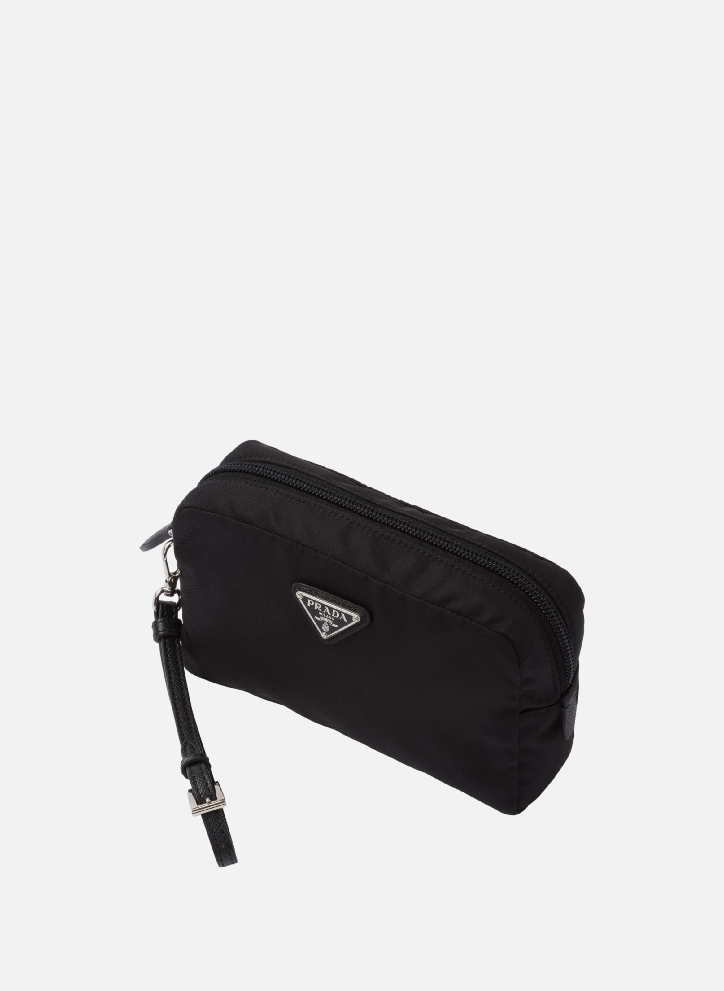 Petite pochette en re-nylon PRADA Noir