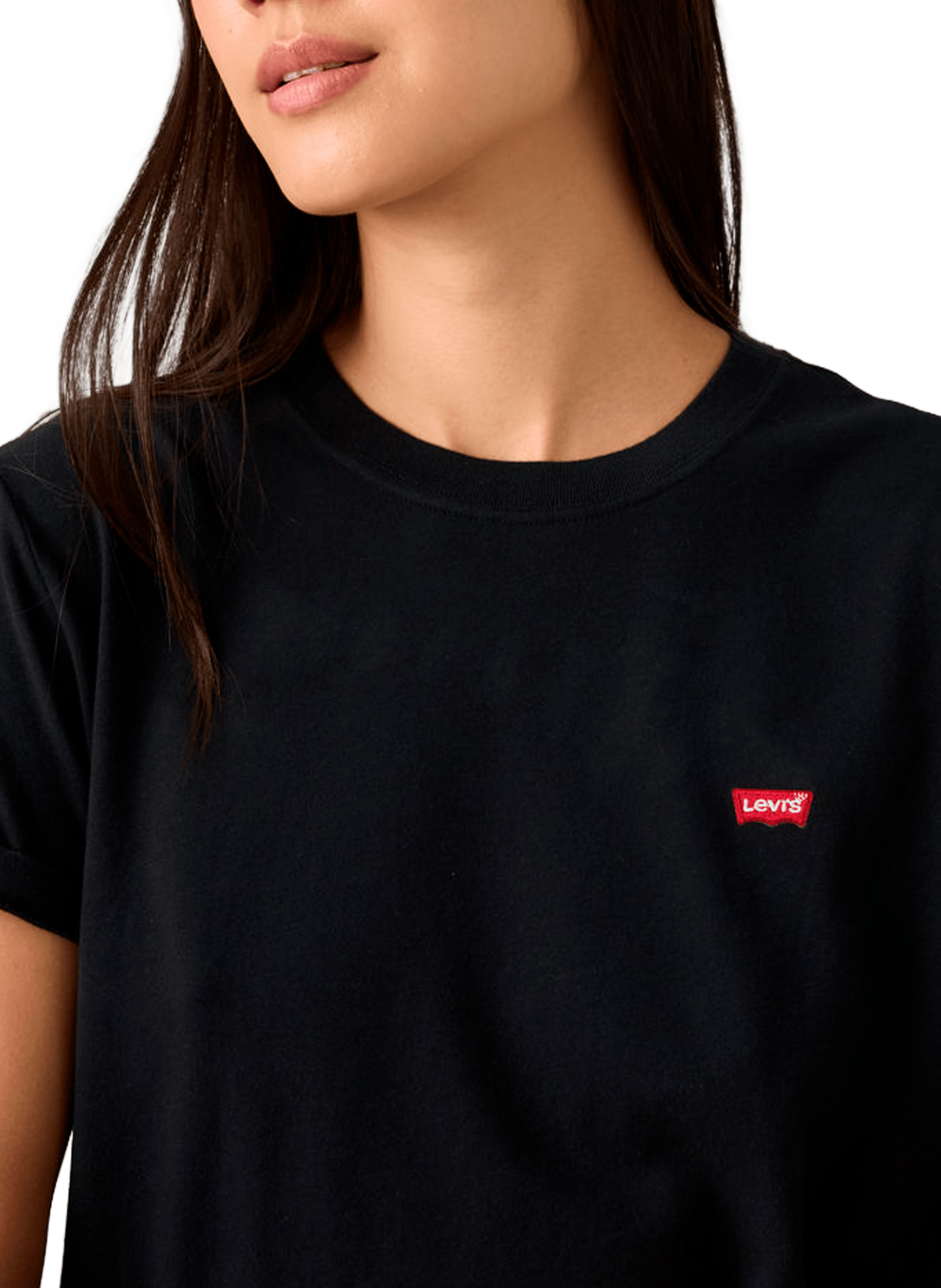 Short-Sleeve Cotton T-Shirt  LEVI'S Black