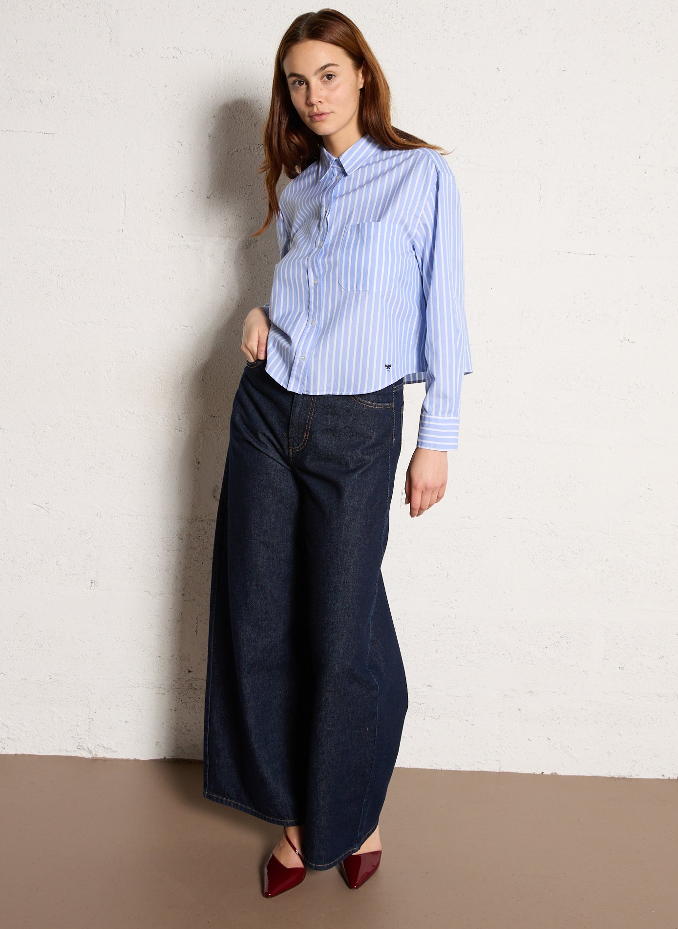 Ceinture en cuir noe MAISON 123 Beige