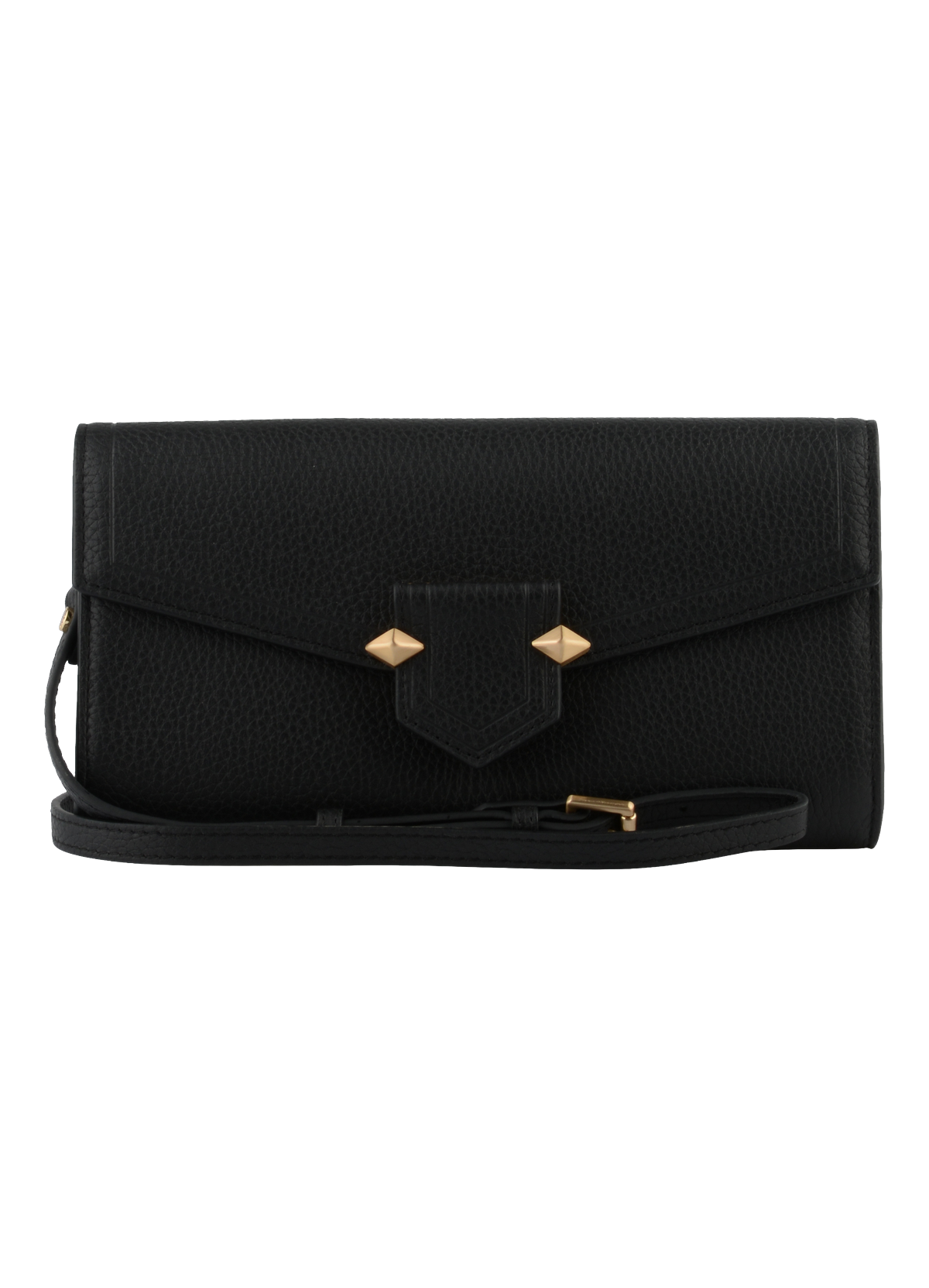 Sèvres | pochette en cuir de vachette Noir