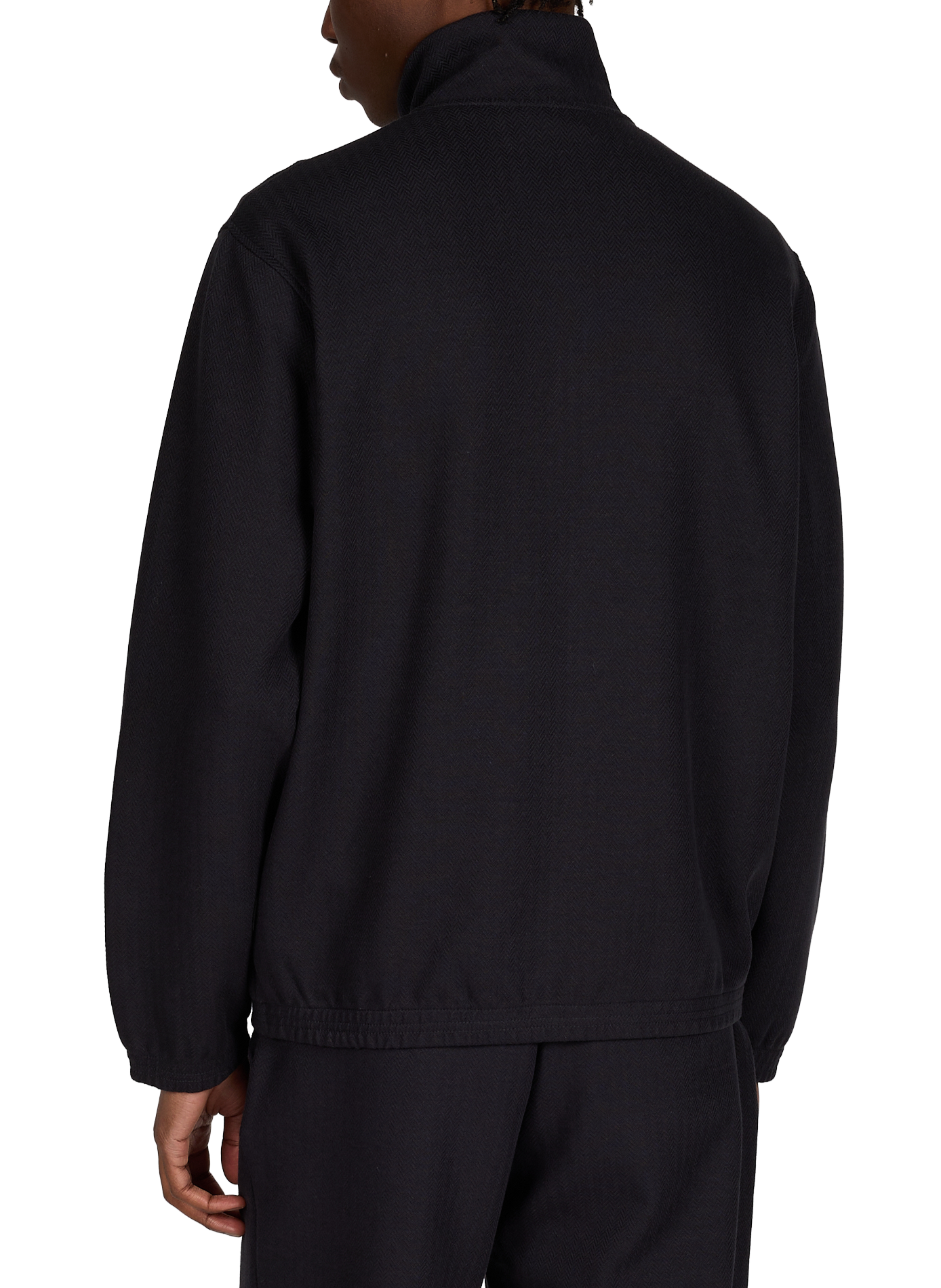 Cotton blend jacket EMPORIO ARMANI Blue