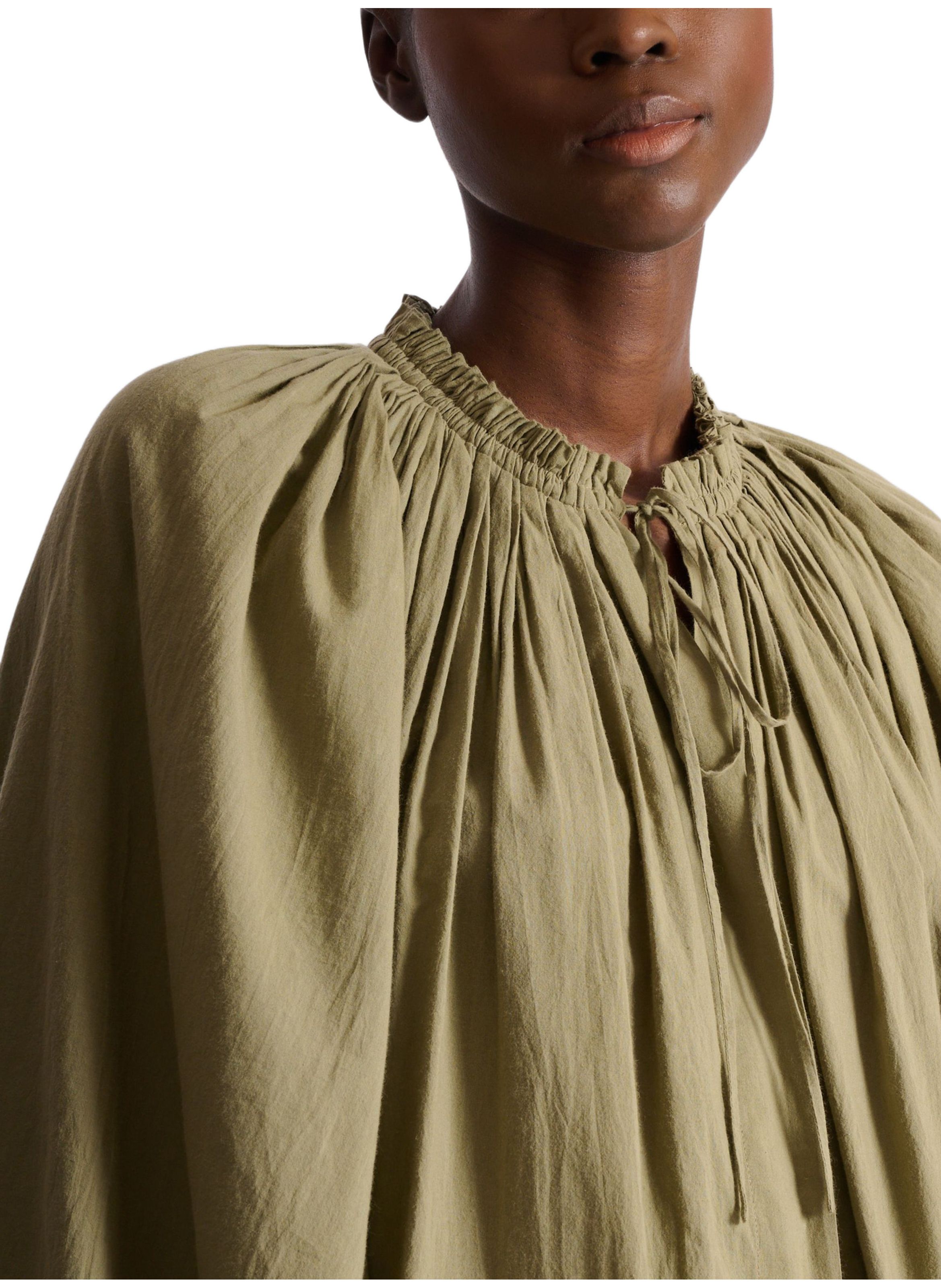 Blouse en coton BALMAIN Vert