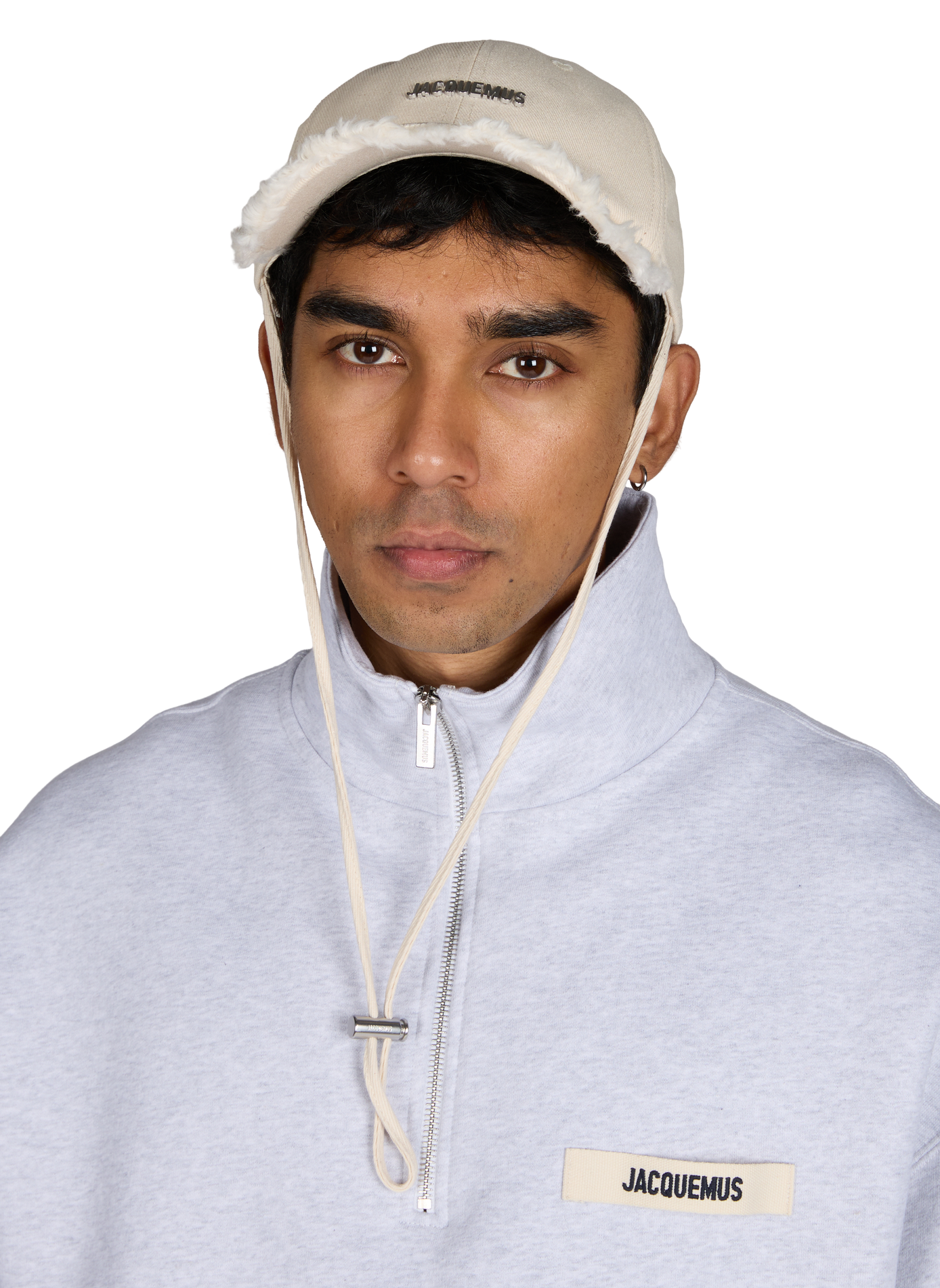 Artichoke Cotton Cap JACQUEMUS White