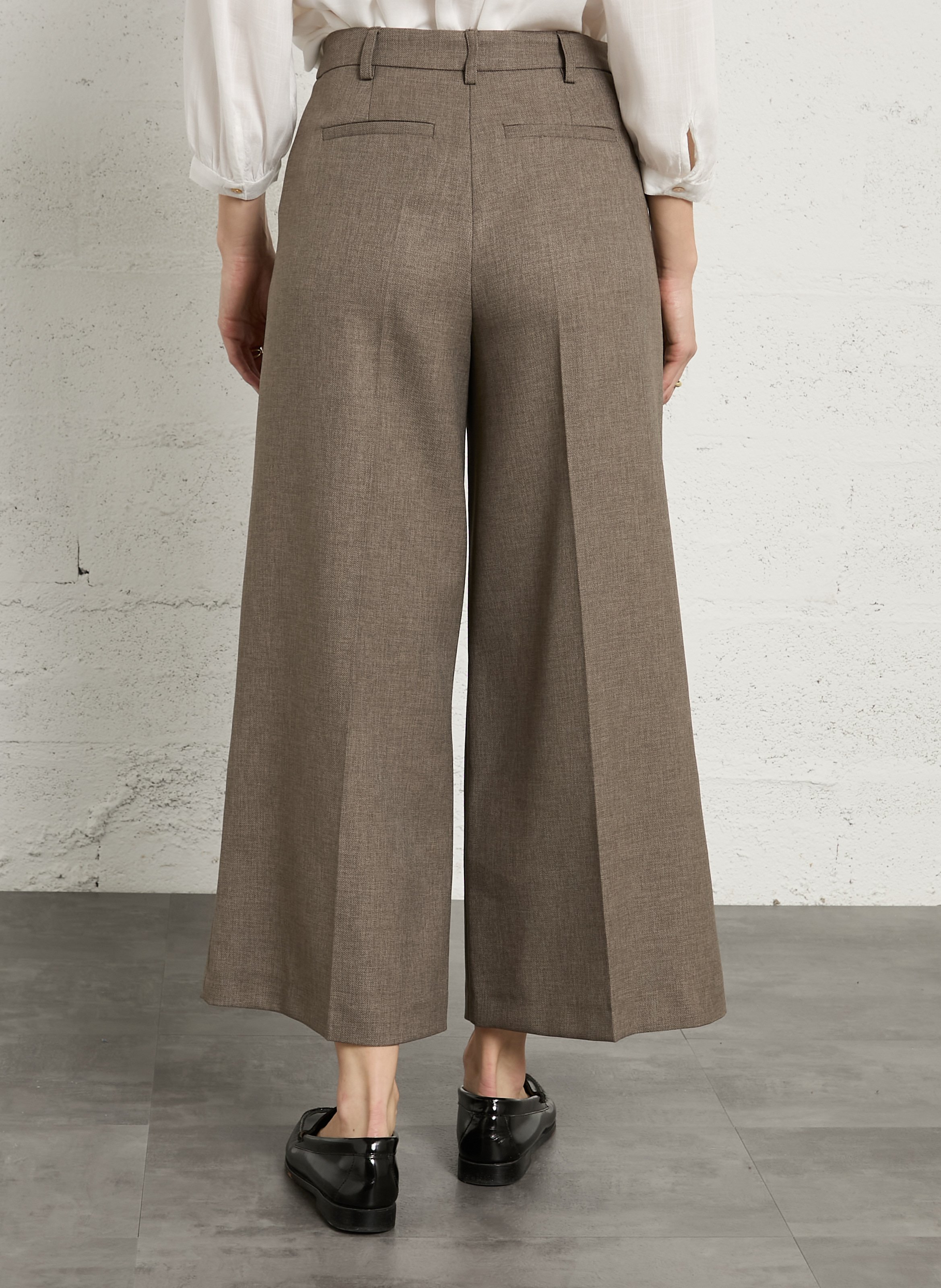 Pantalon large à pinces timeo MAISON 123 Gris