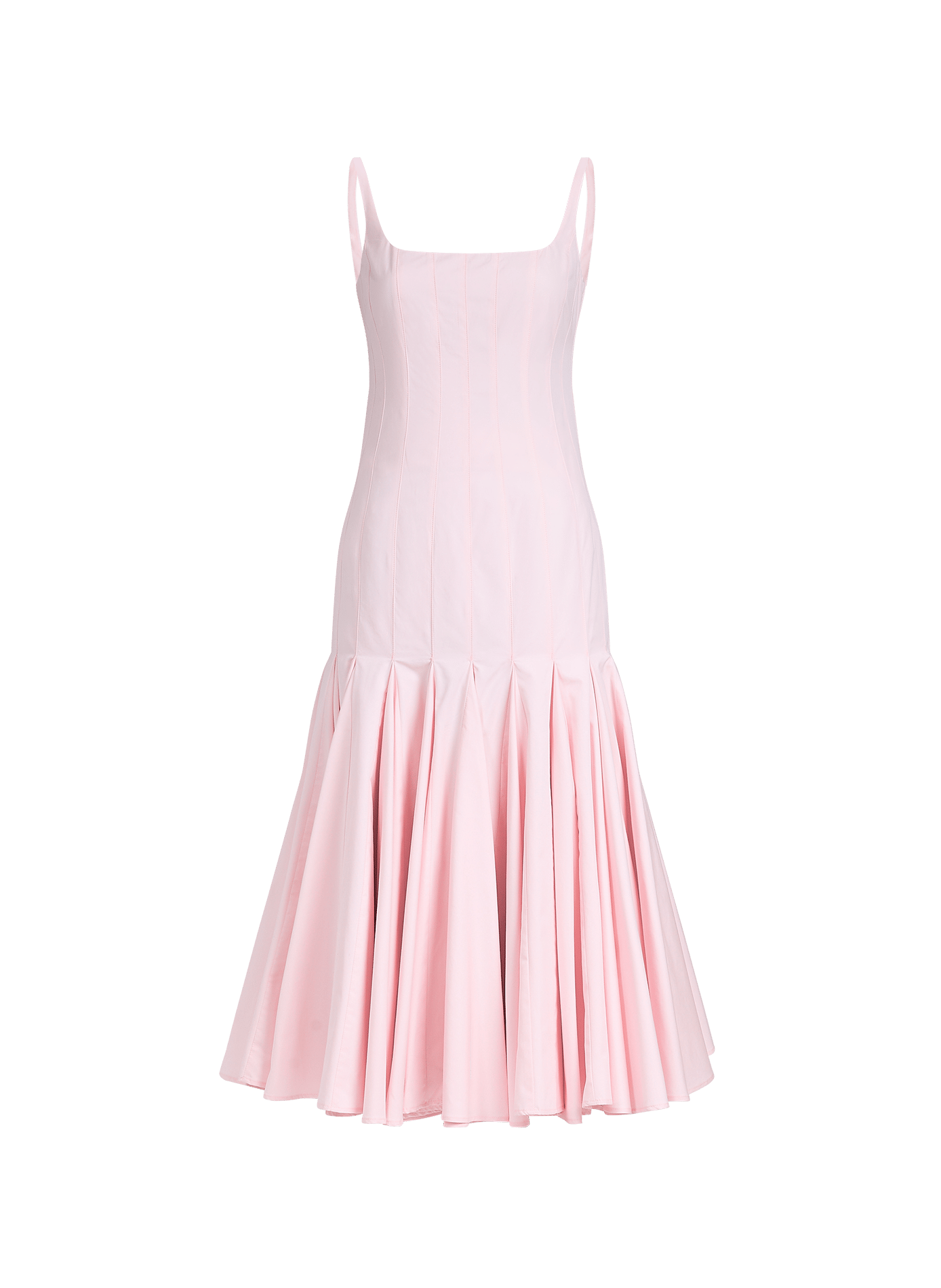 The Flared Agave Dress in blended cotton JACQUEMUS Pink